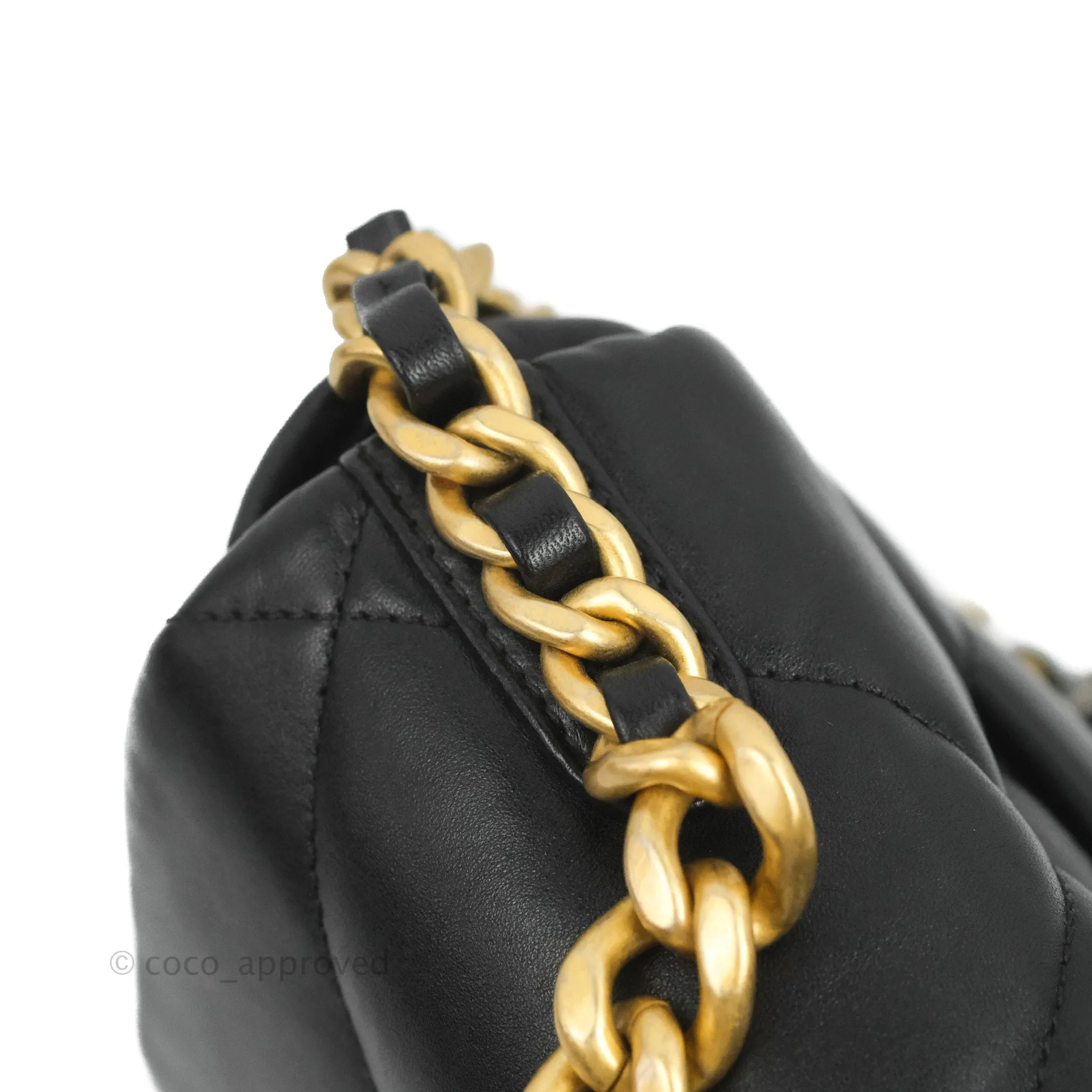Chanel 19 Small Black Mixed Hardware