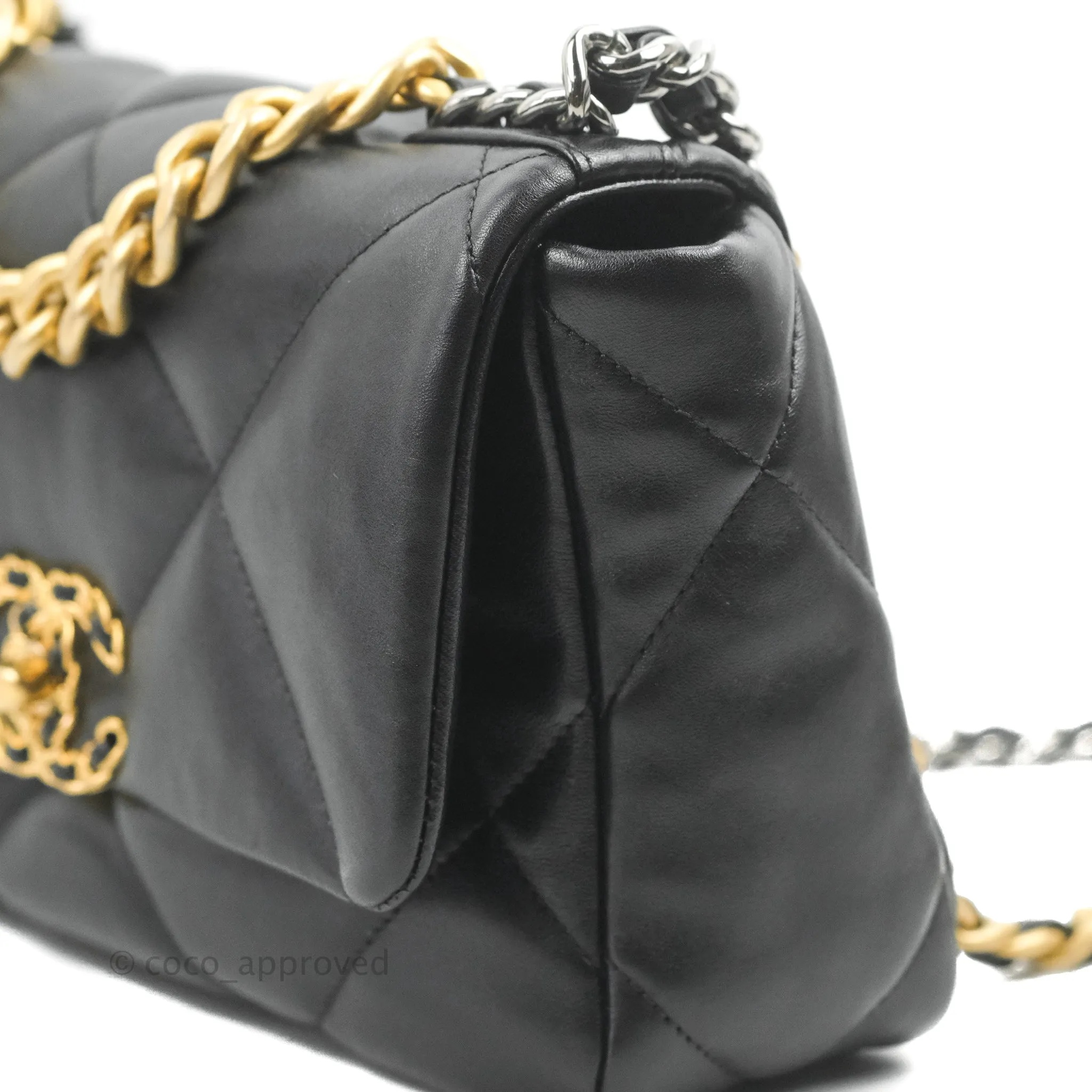 Chanel 19 Small Black Mixed Hardware