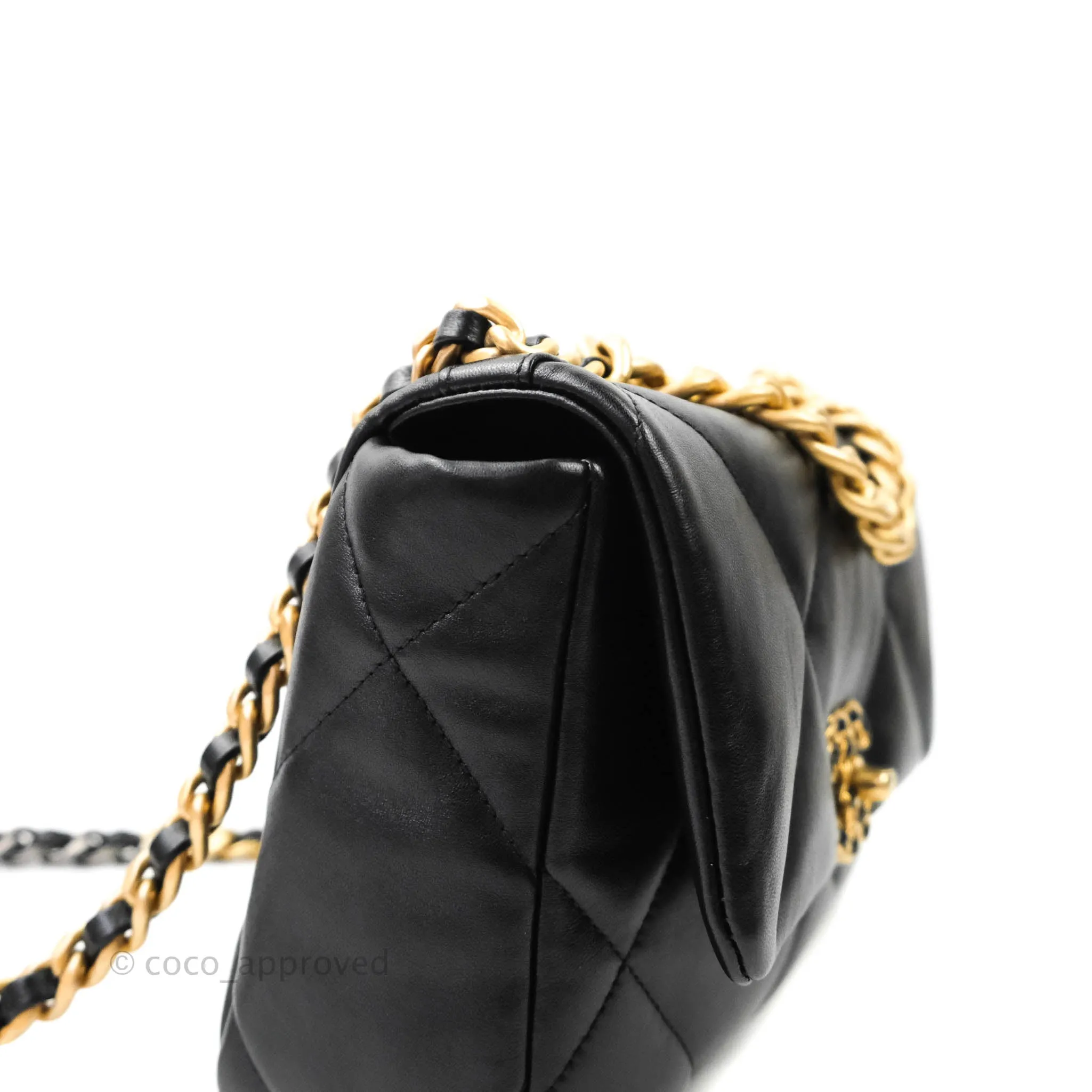 Chanel 19 Small Black Mixed Hardware
