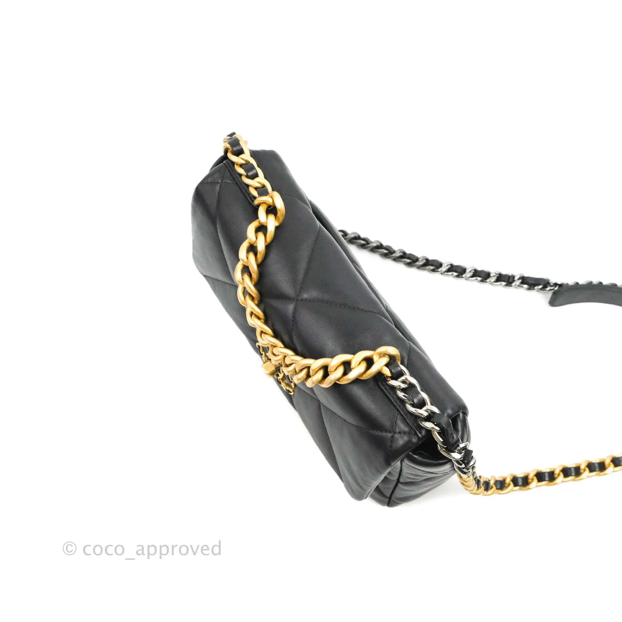 Chanel 19 Small Black Mixed Hardware