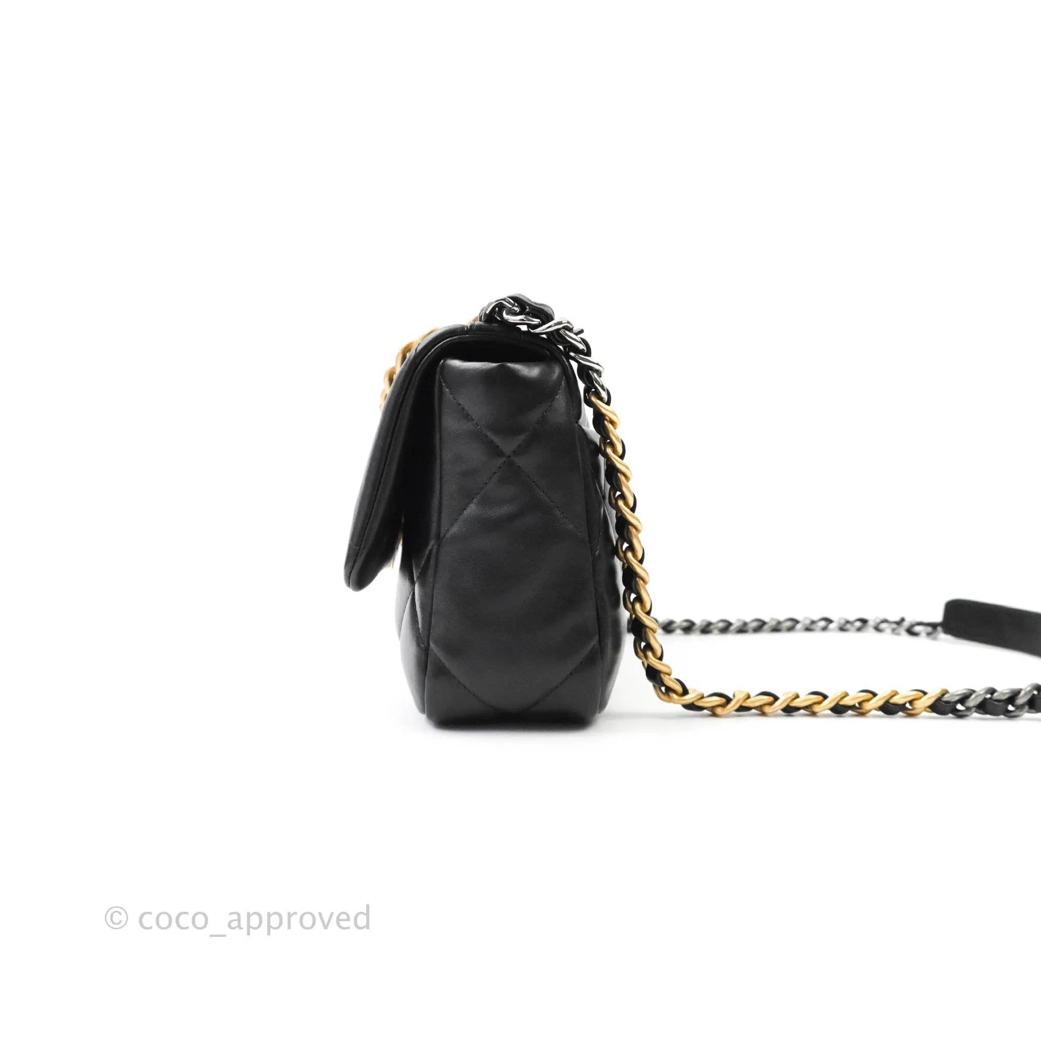 Chanel 19 Small Black Mixed Hardware