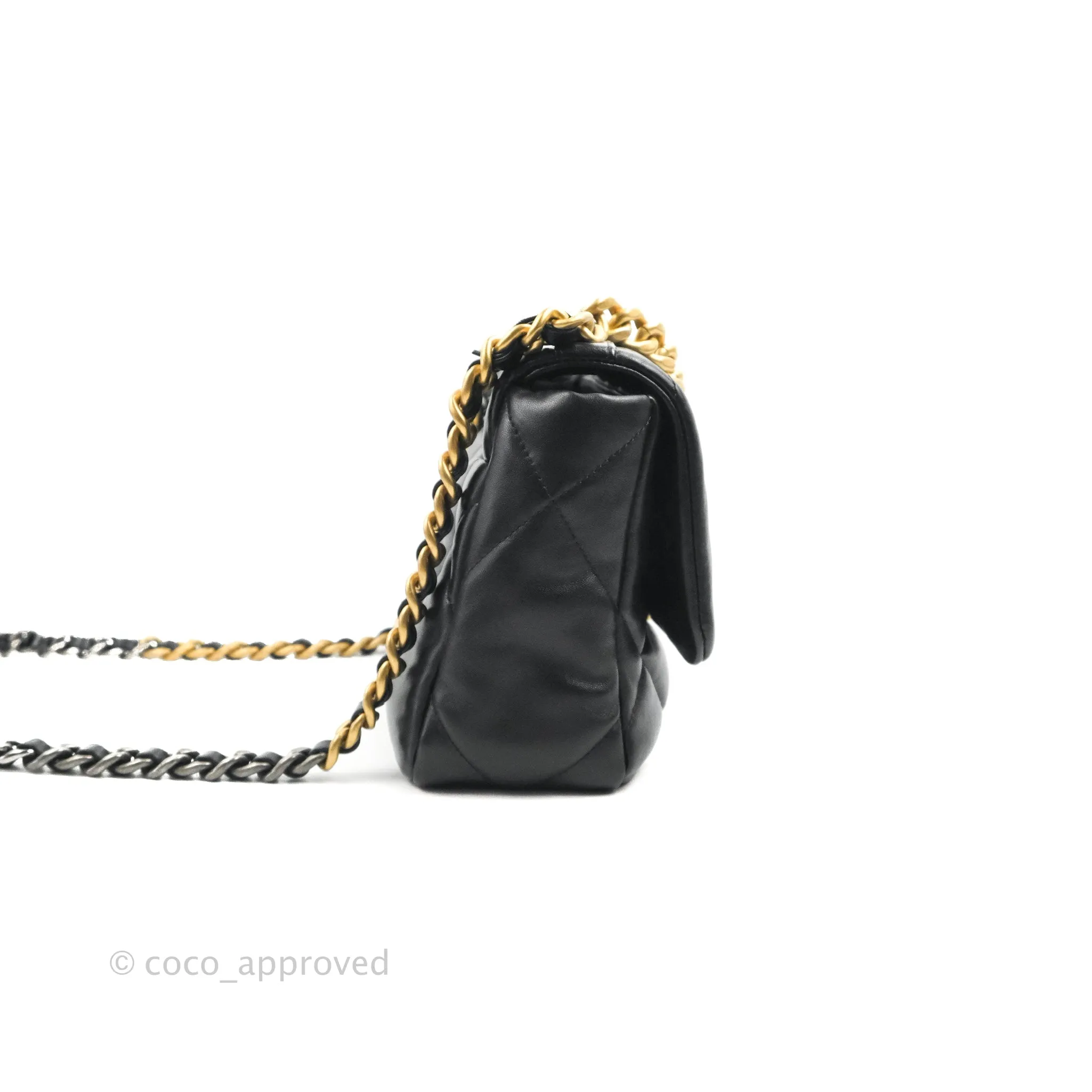 Chanel 19 Small Black Mixed Hardware
