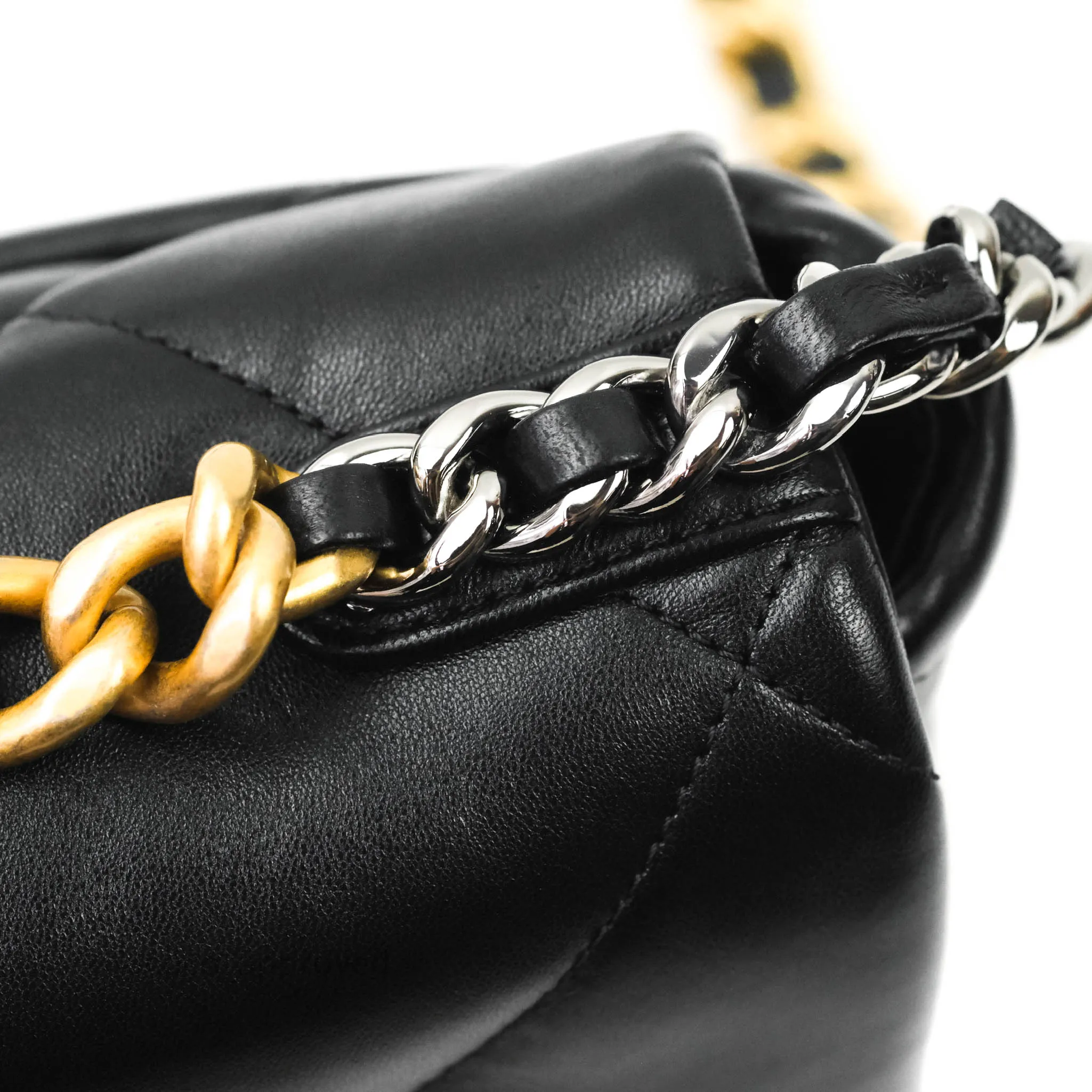 Chanel 19 Small Black Mixed Hardware
