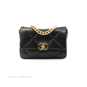 Chanel 19 Small Black Mixed Hardware