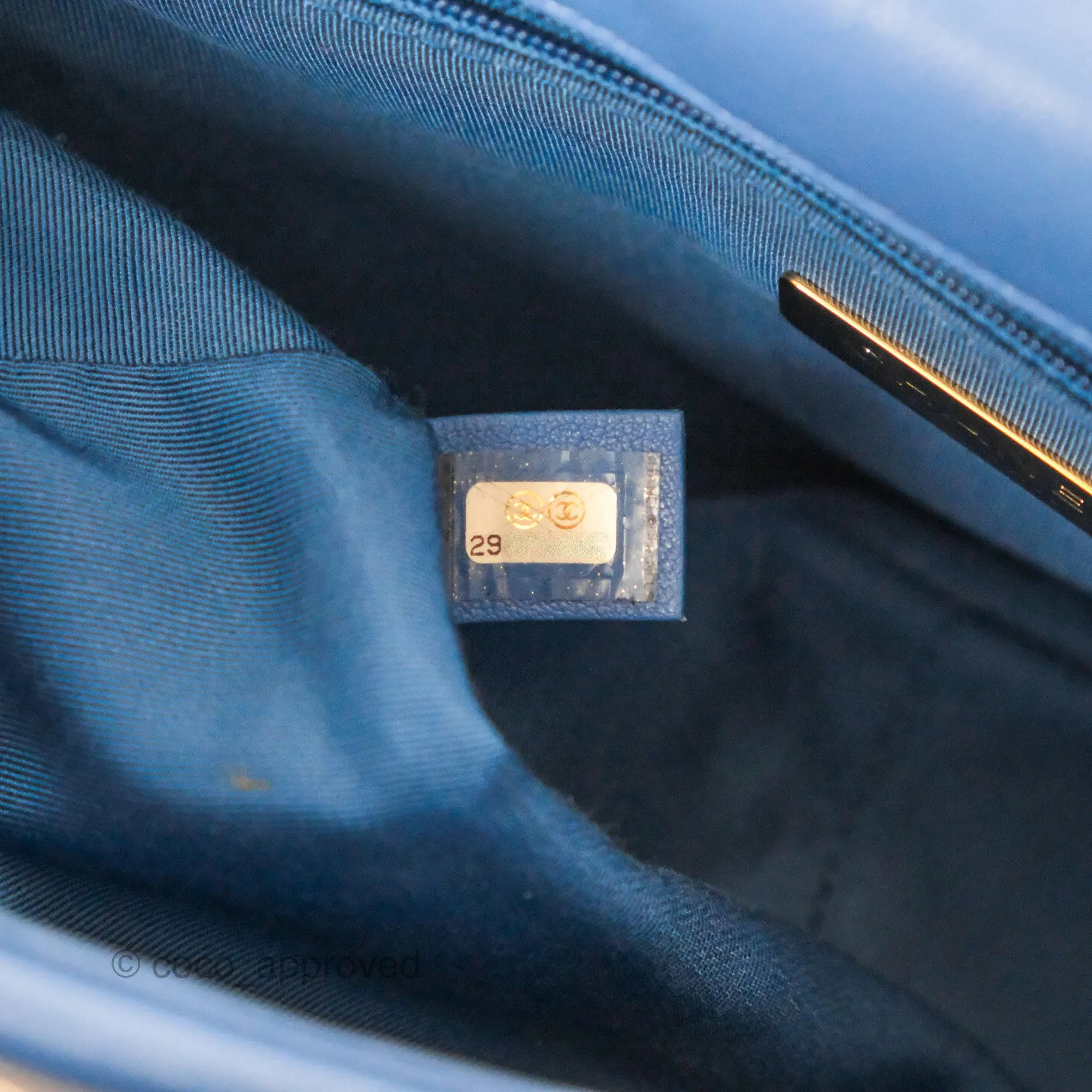 Chanel 19 Small Blue Mixed Hardware