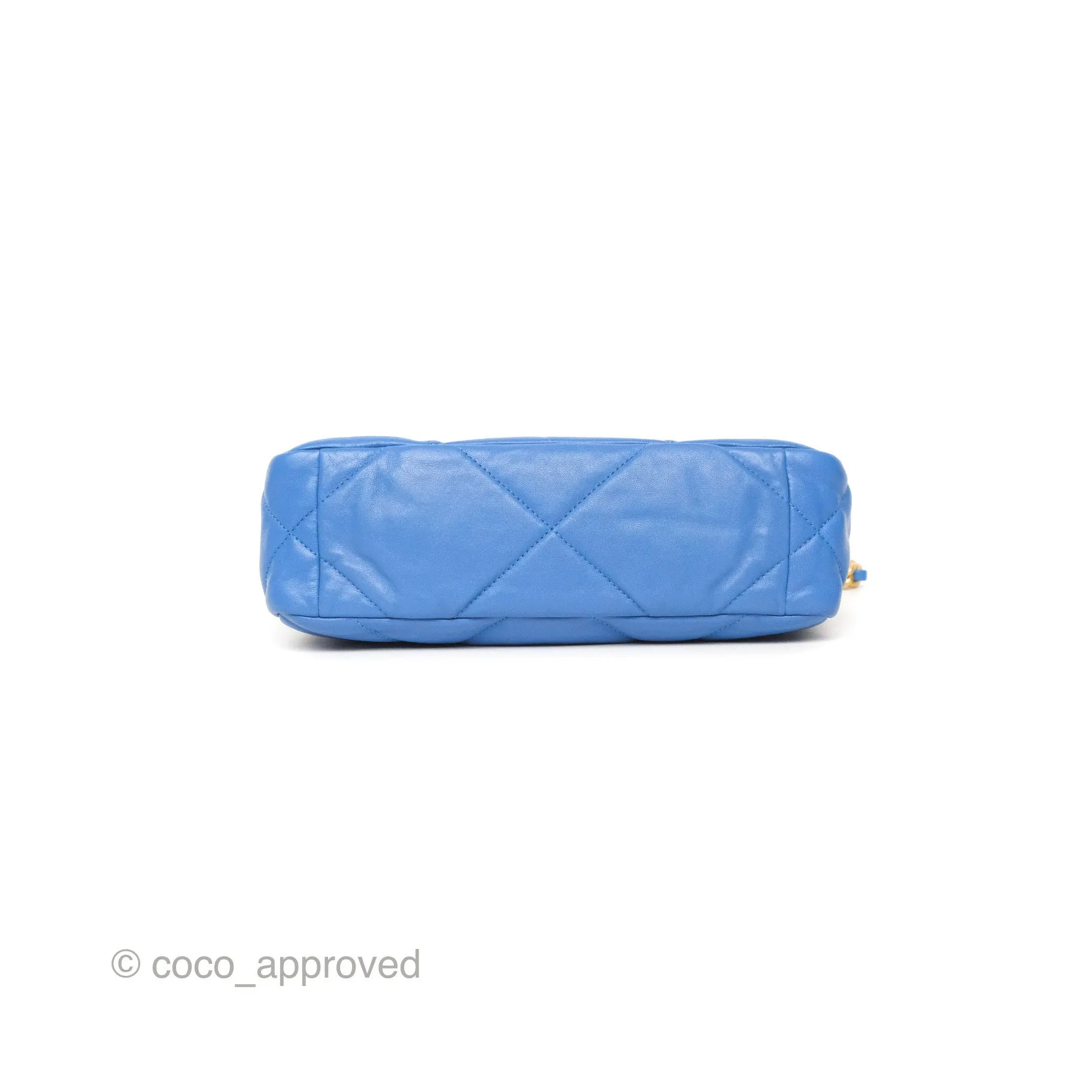 Chanel 19 Small Blue Mixed Hardware