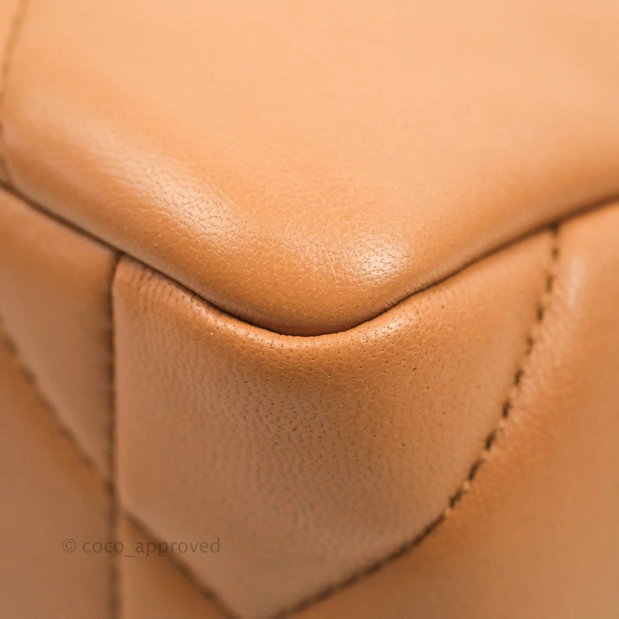 Chanel 19 Small Caramel Dark Beige Lambskin Mixed Hardware 21K