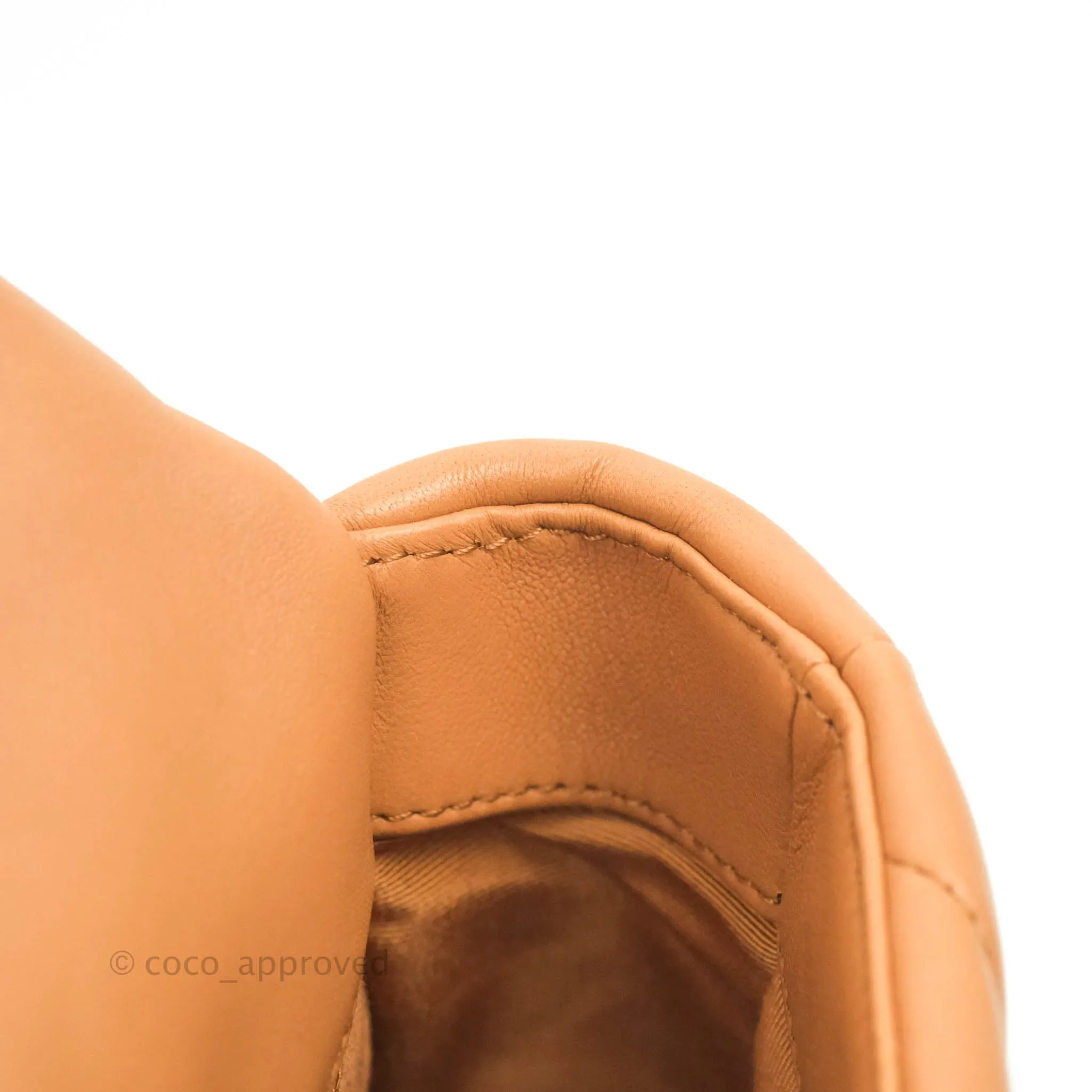 Chanel 19 Small Caramel Dark Beige Lambskin Mixed Hardware 21K