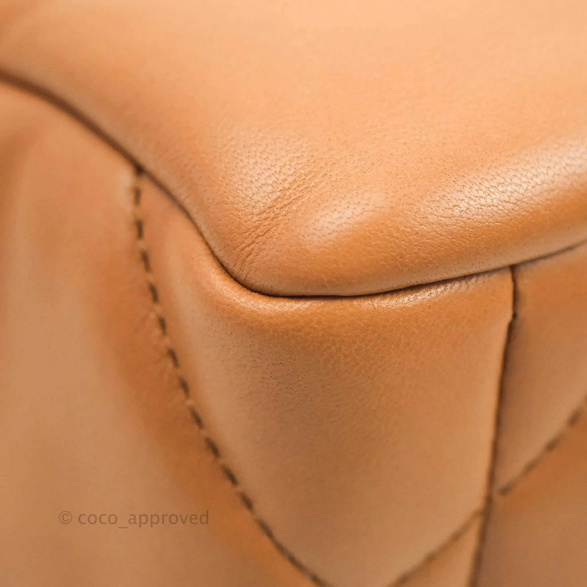 Chanel 19 Small Caramel Dark Beige Lambskin Mixed Hardware 21K