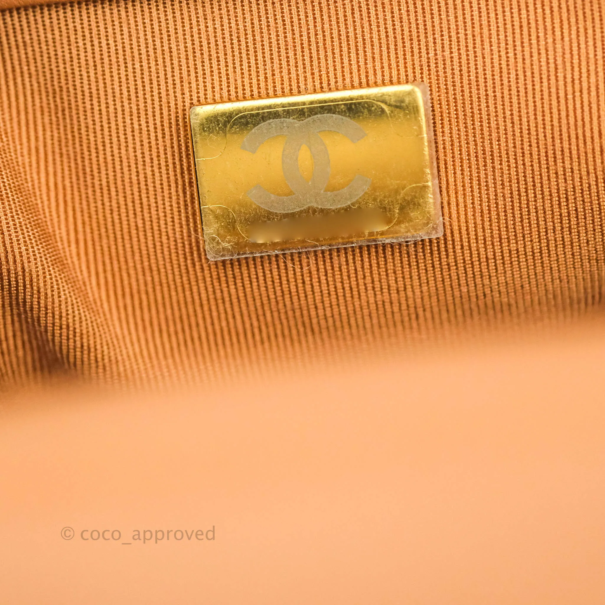 Chanel 19 Small Caramel Dark Beige Lambskin Mixed Hardware 21K