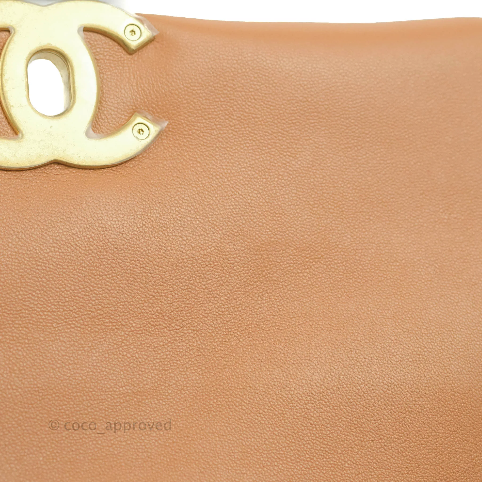 Chanel 19 Small Caramel Dark Beige Lambskin Mixed Hardware 21K