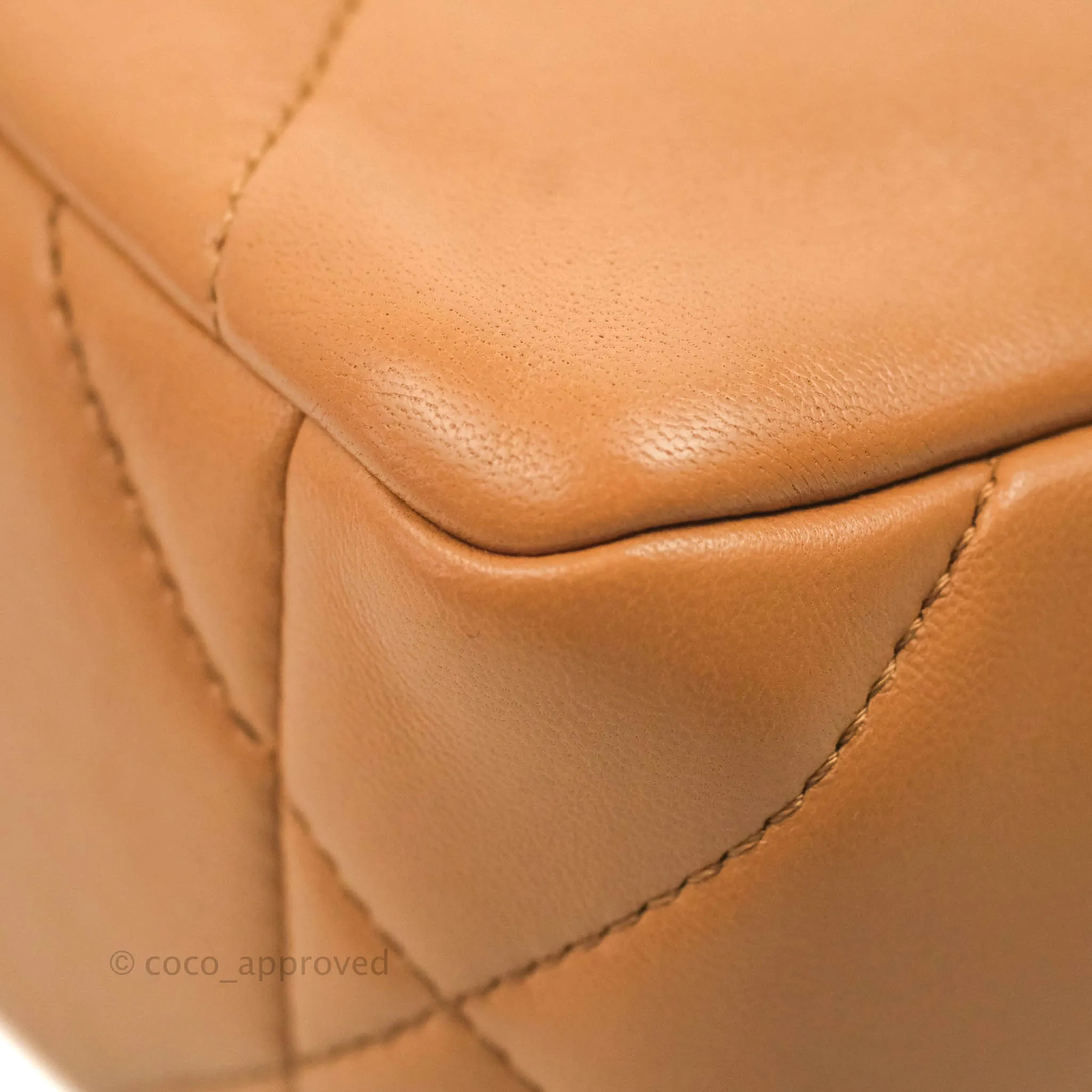 Chanel 19 Small Caramel Dark Beige Lambskin Mixed Hardware 21K