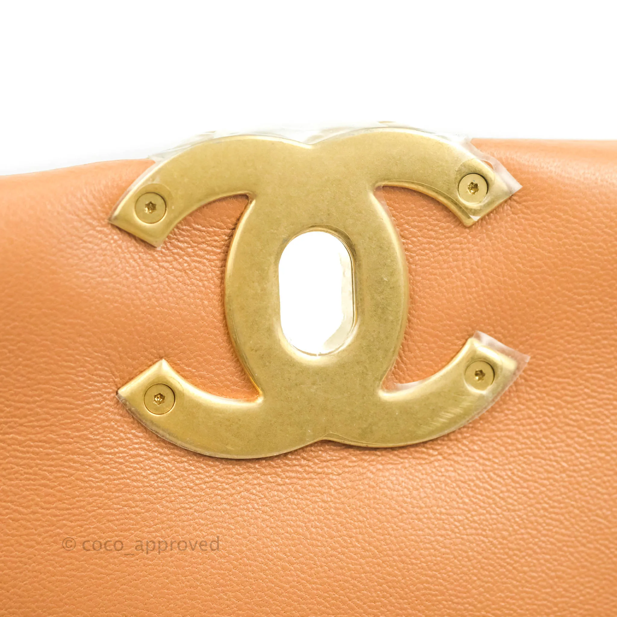 Chanel 19 Small Caramel Dark Beige Lambskin Mixed Hardware 21K