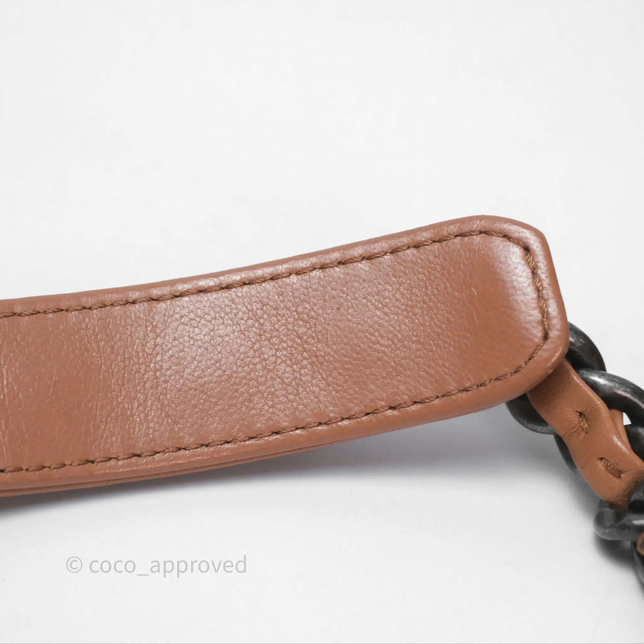 Chanel 19 Small Caramel Mixed Hardware