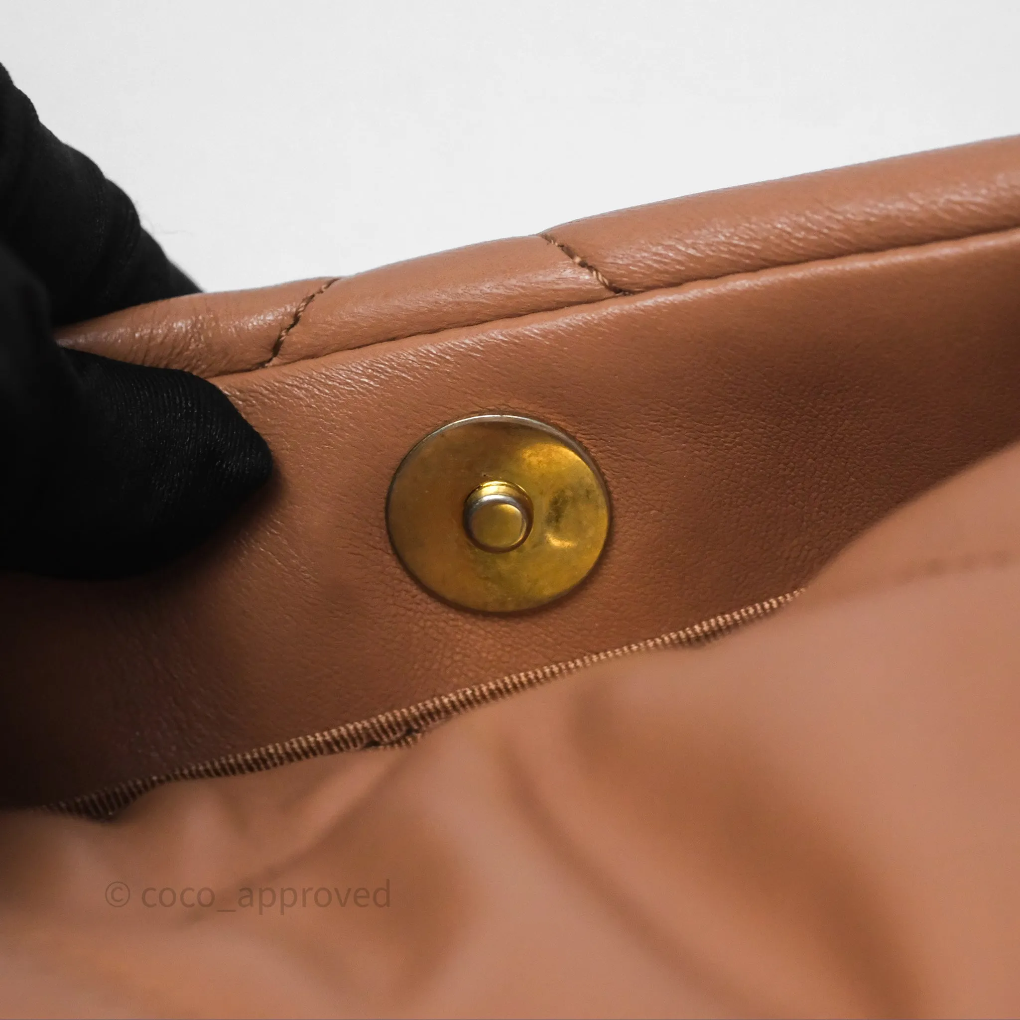Chanel 19 Small Caramel Mixed Hardware