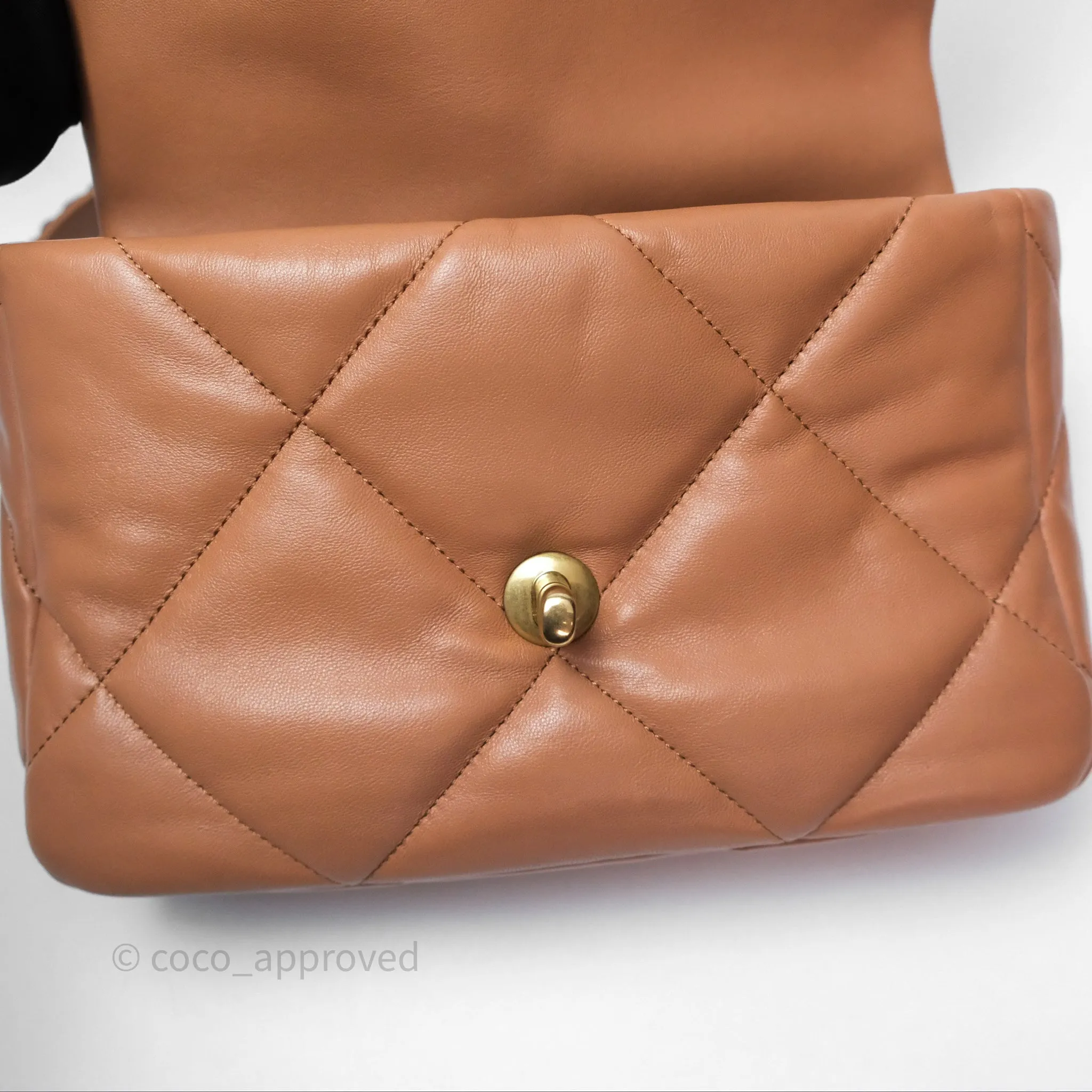 Chanel 19 Small Caramel Mixed Hardware