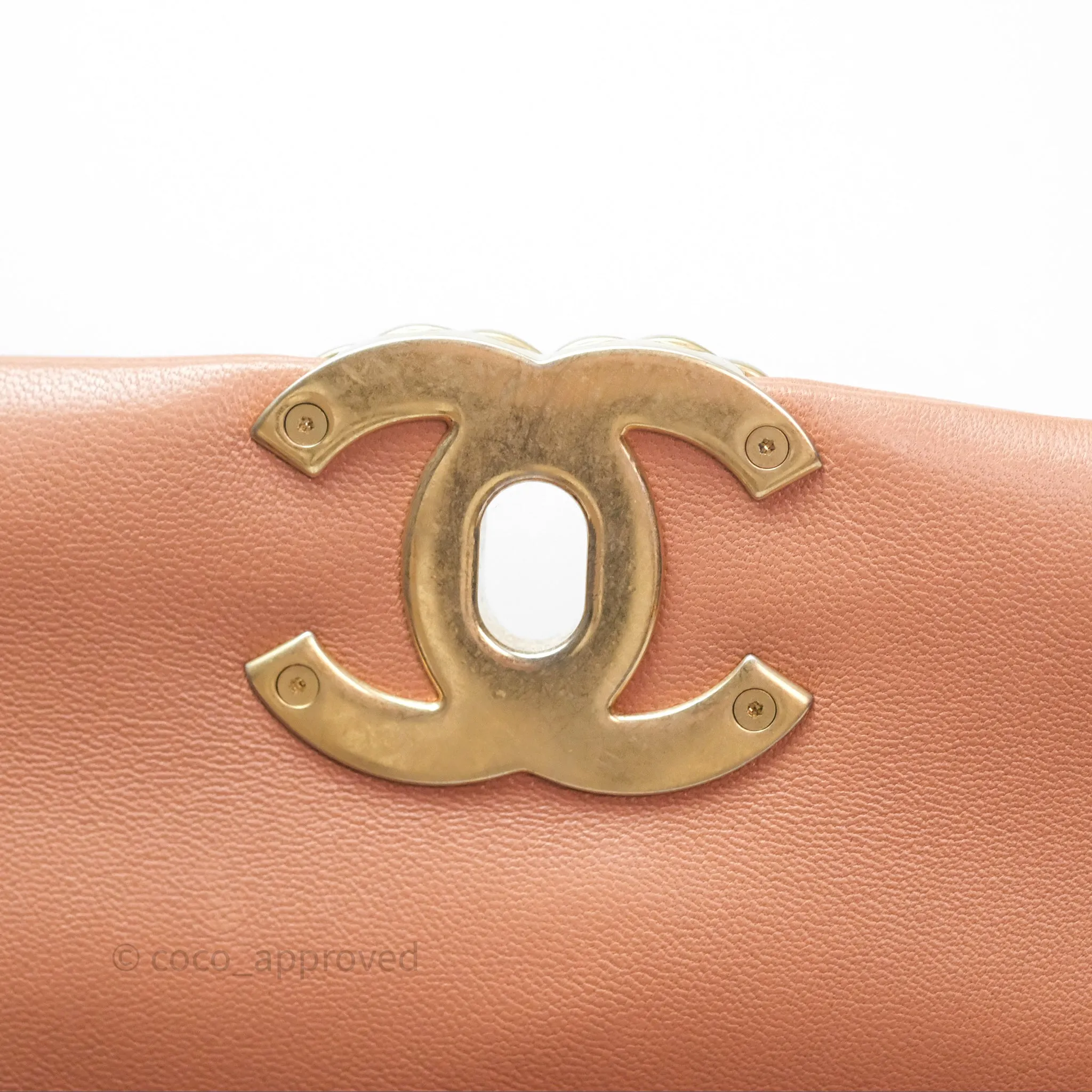 Chanel 19 Small Caramel Mixed Hardware