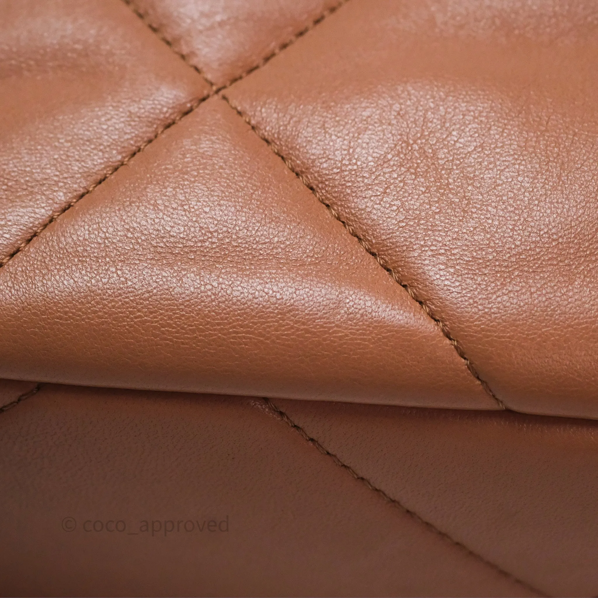 Chanel 19 Small Caramel Mixed Hardware