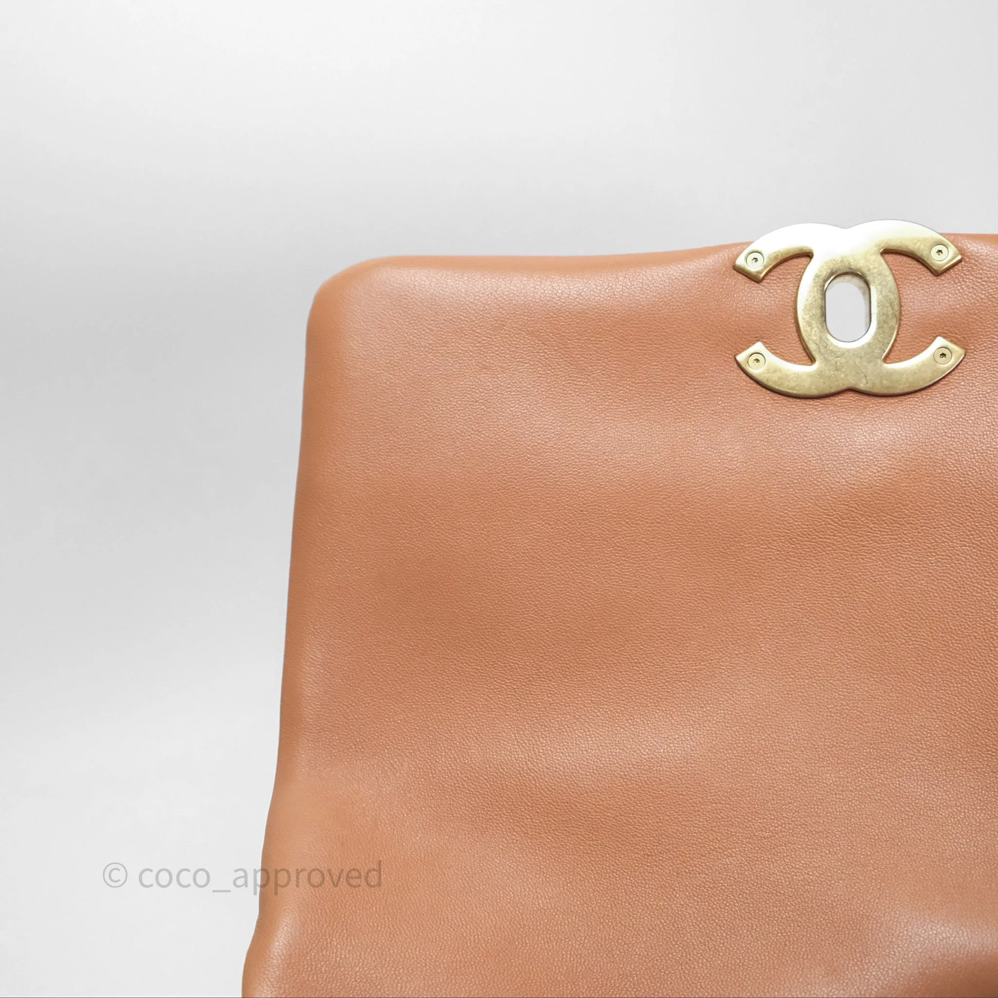 Chanel 19 Small Caramel Mixed Hardware