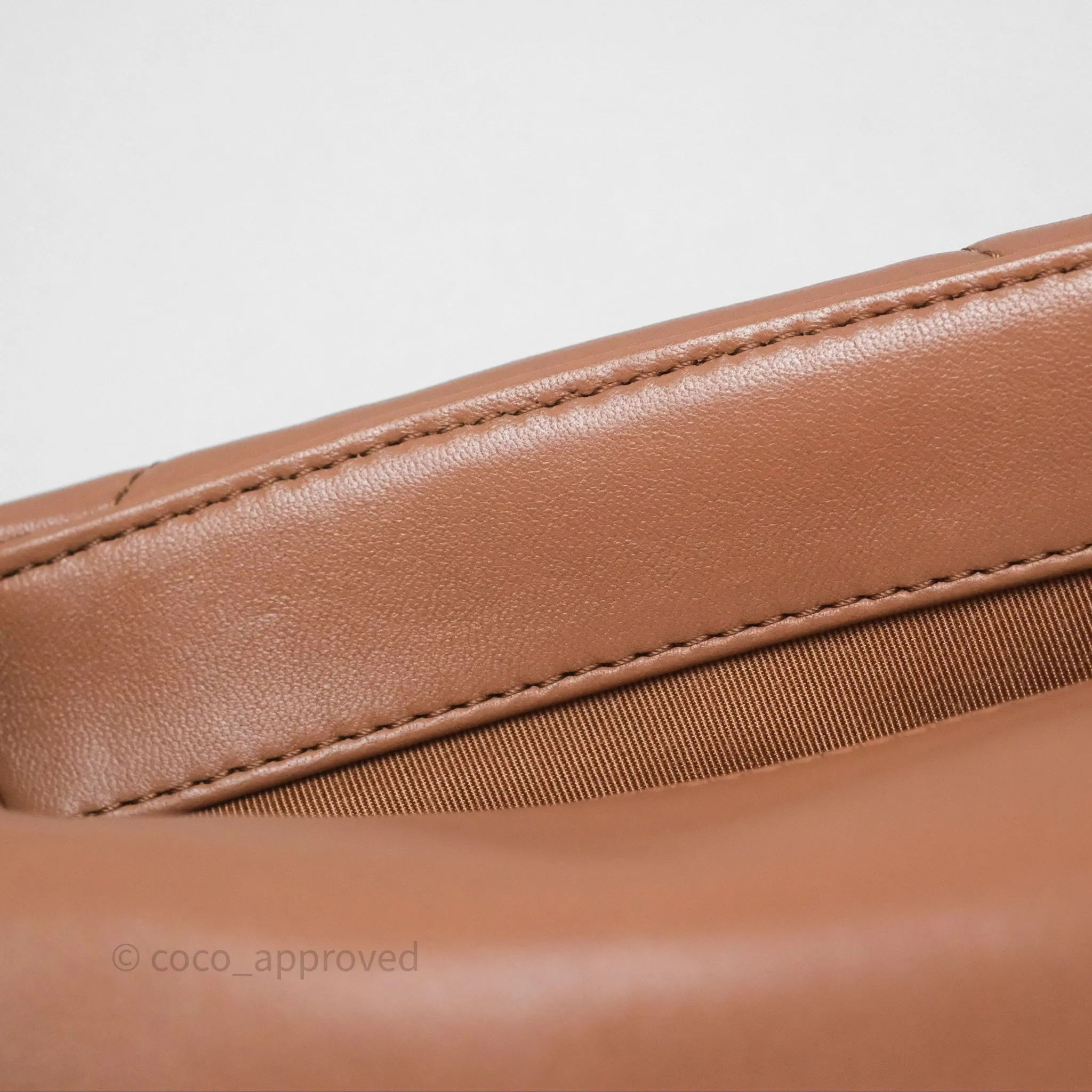 Chanel 19 Small Caramel Mixed Hardware
