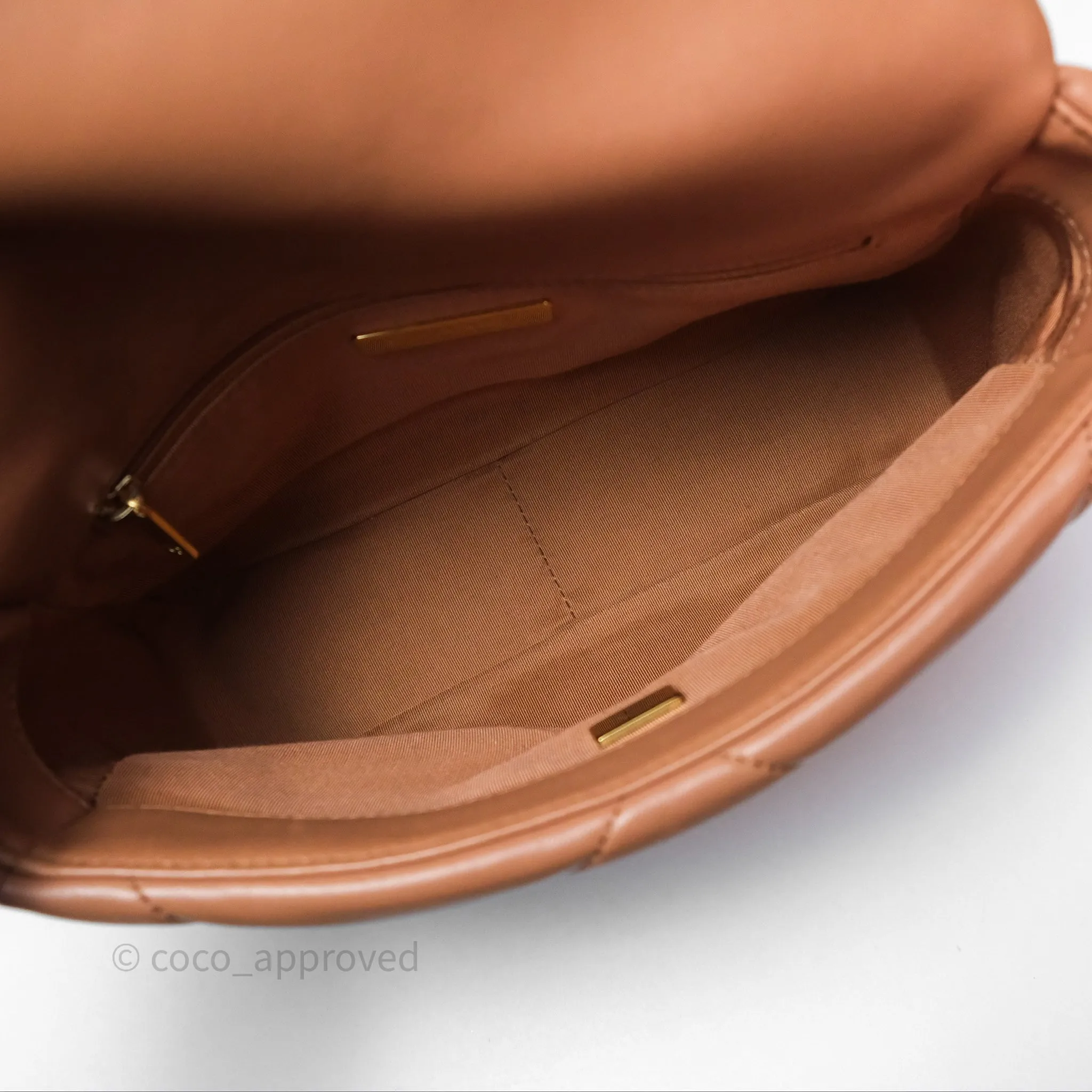 Chanel 19 Small Caramel Mixed Hardware