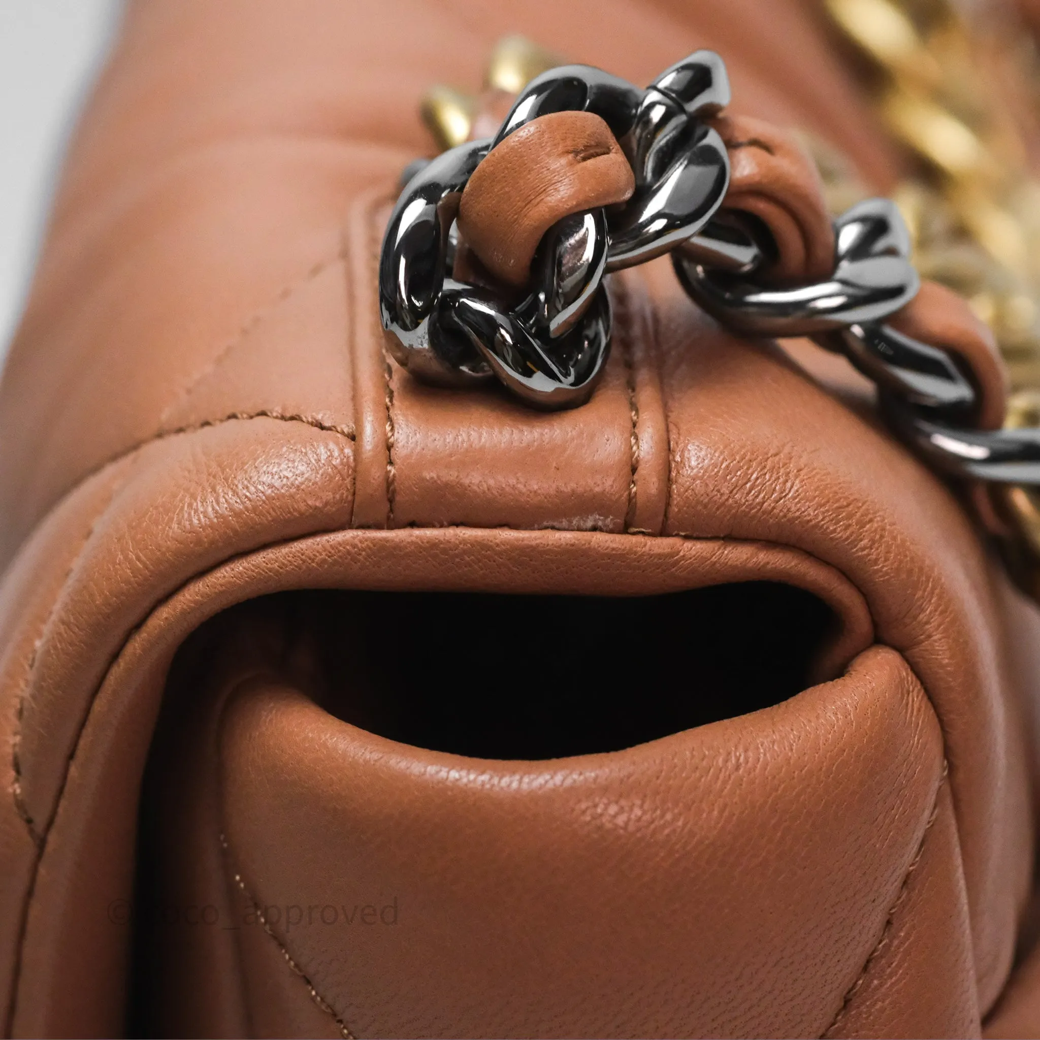 Chanel 19 Small Caramel Mixed Hardware