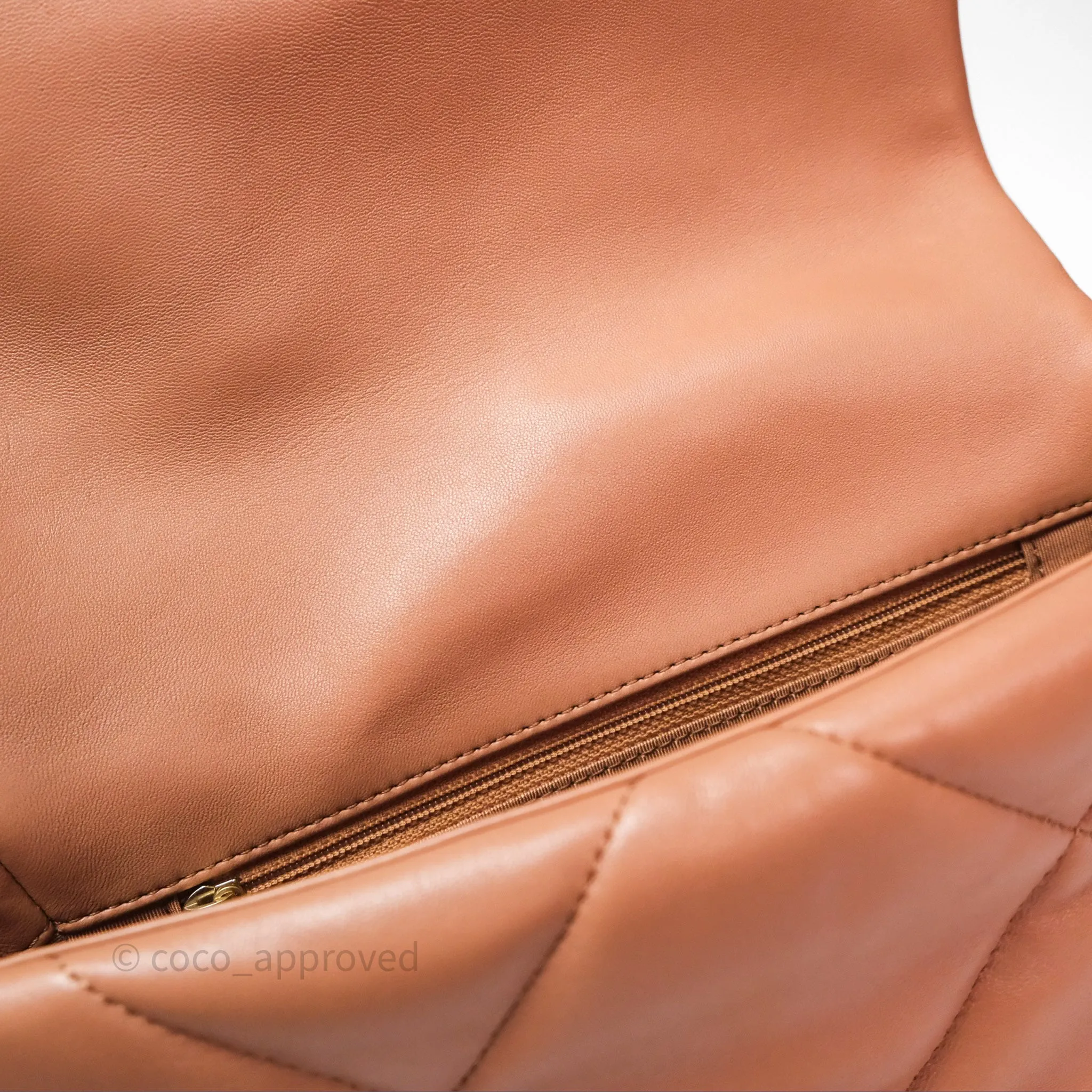 Chanel 19 Small Caramel Mixed Hardware