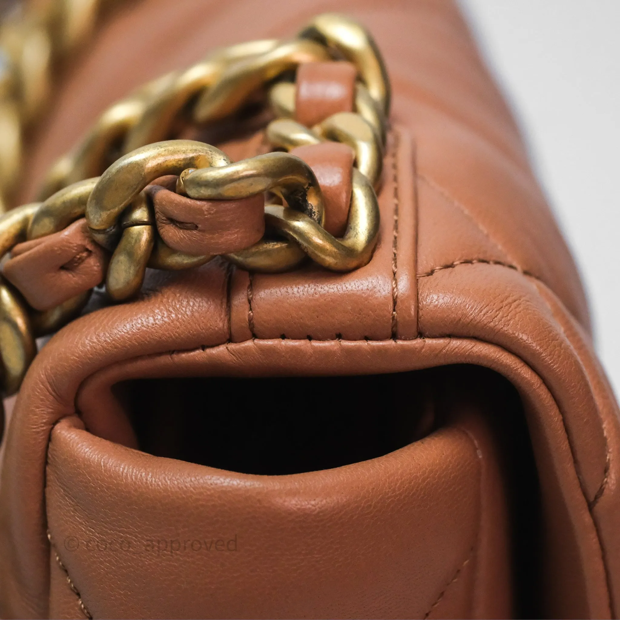 Chanel 19 Small Caramel Mixed Hardware