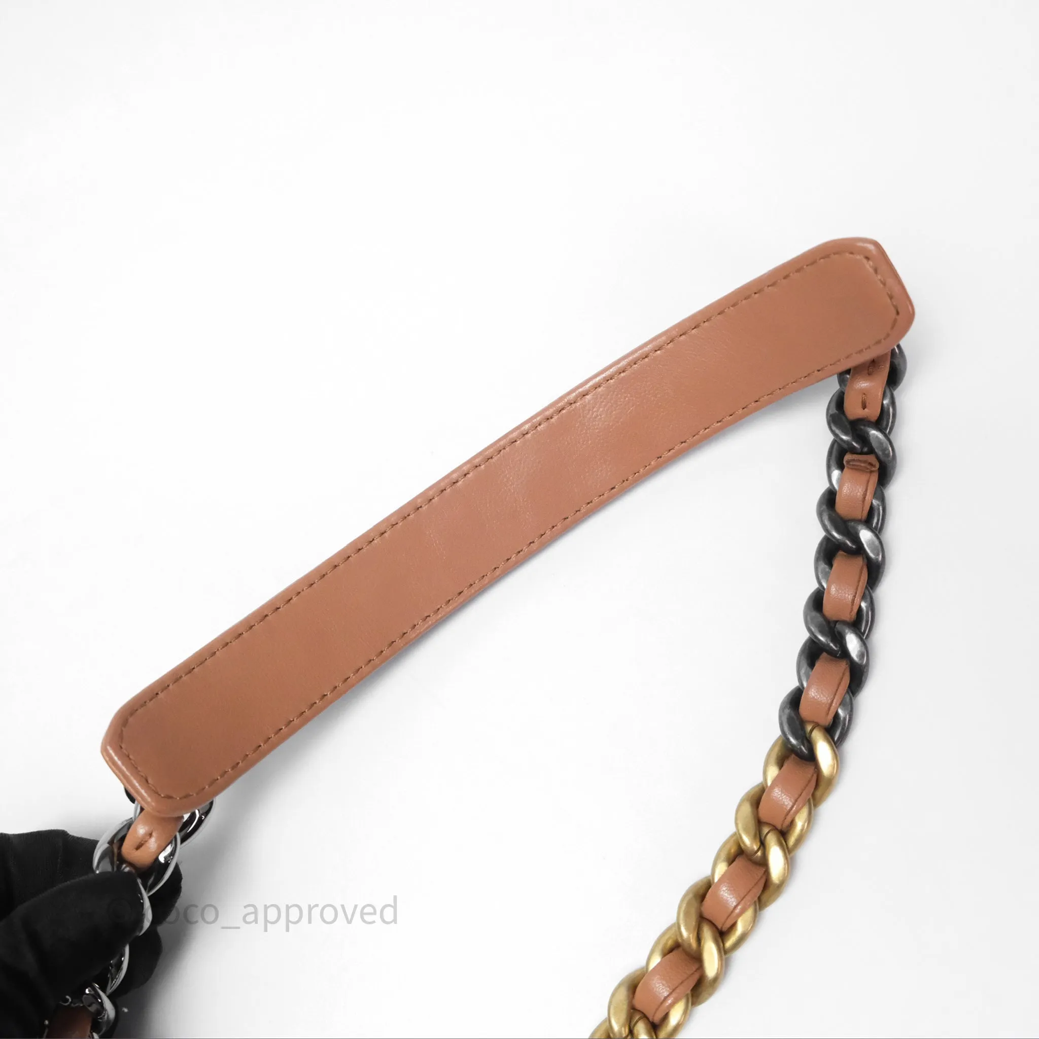 Chanel 19 Small Caramel Mixed Hardware