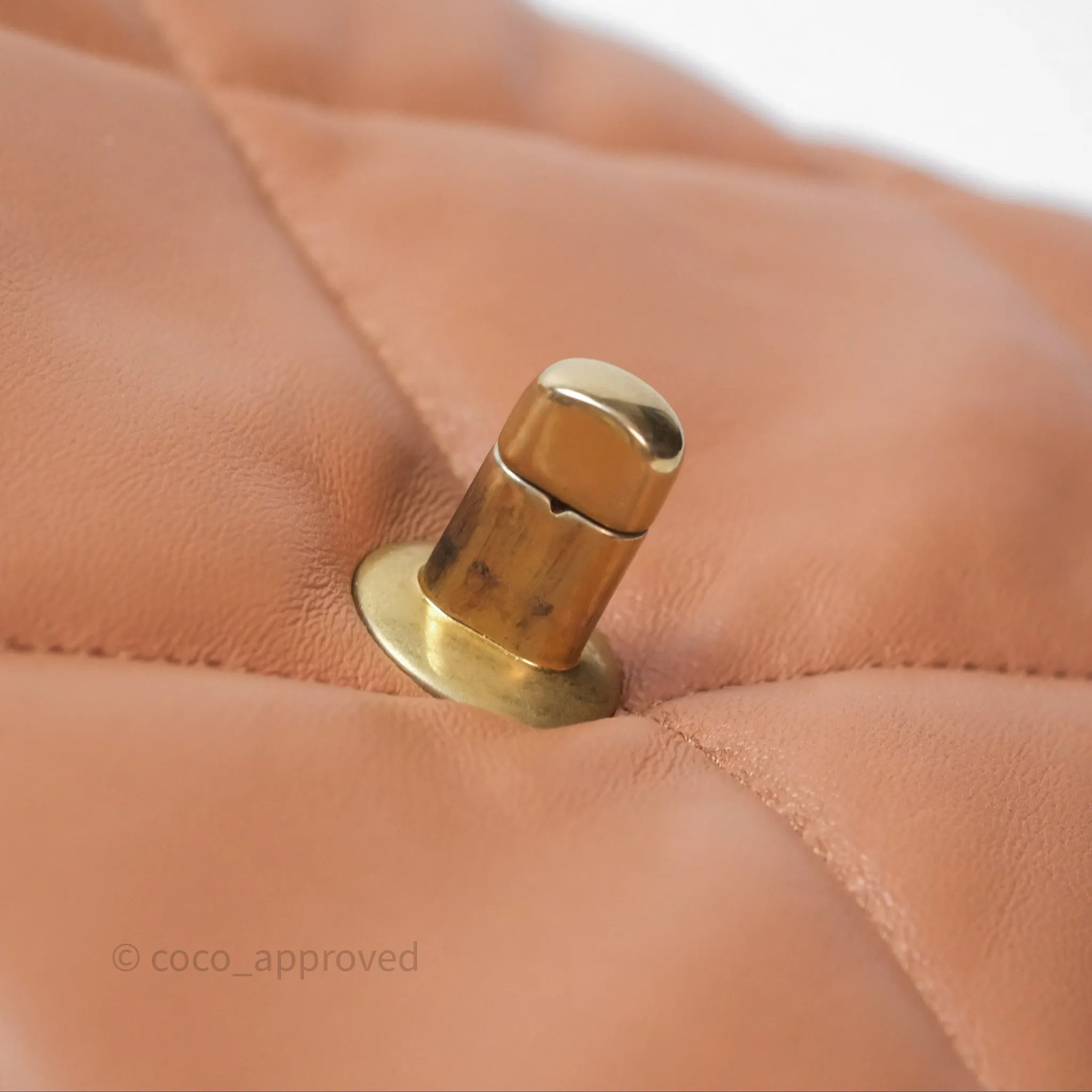 Chanel 19 Small Caramel Mixed Hardware