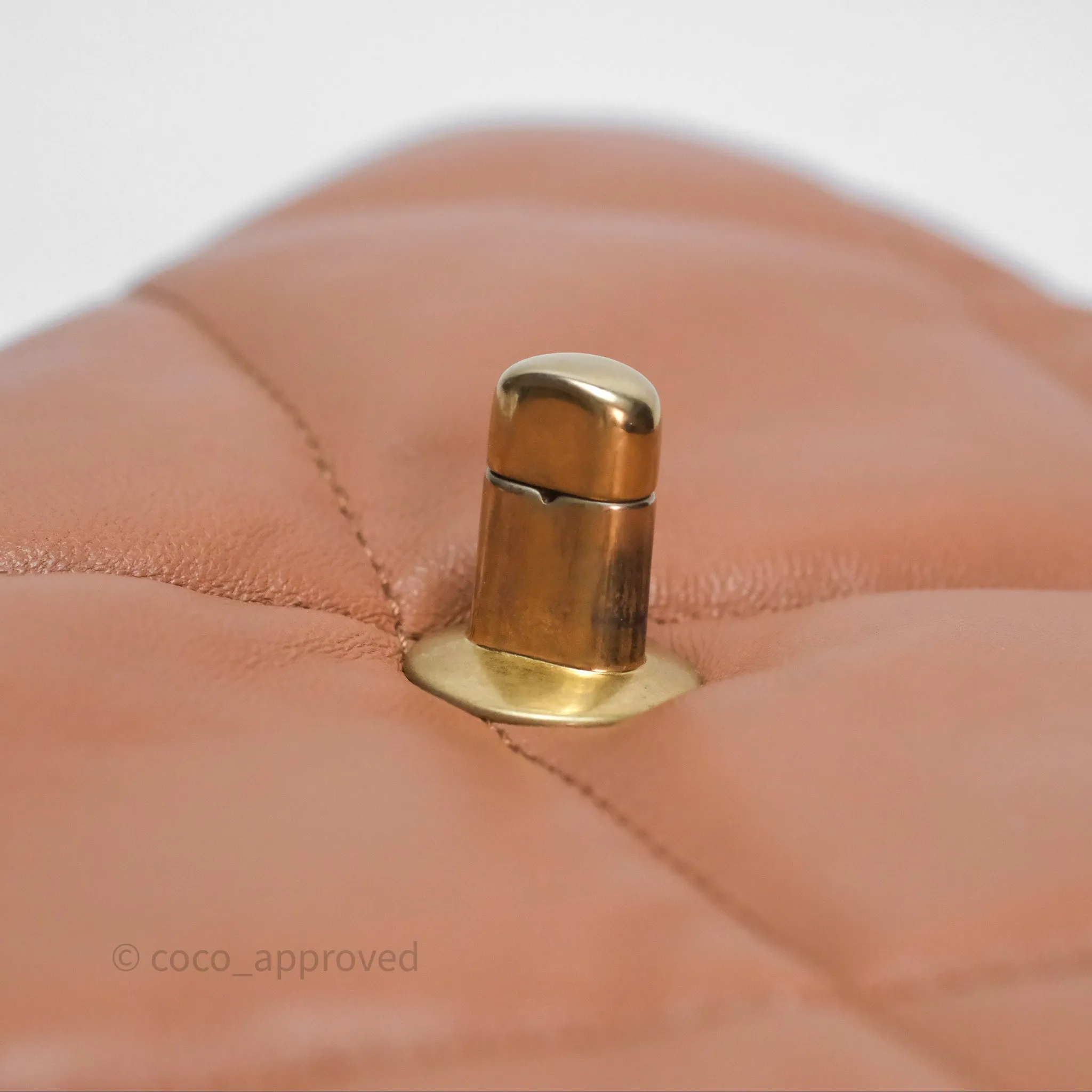 Chanel 19 Small Caramel Mixed Hardware