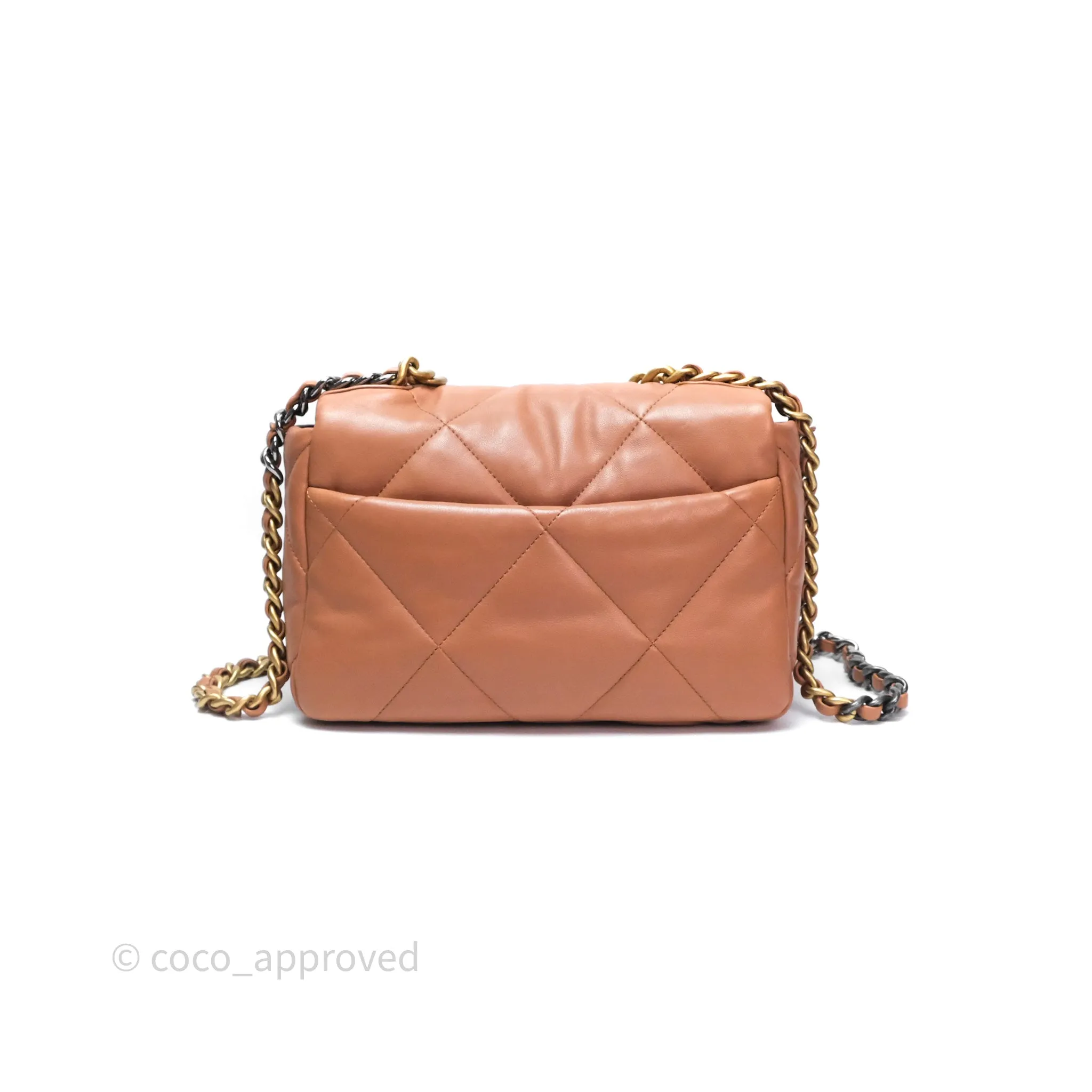 Chanel 19 Small Caramel Mixed Hardware