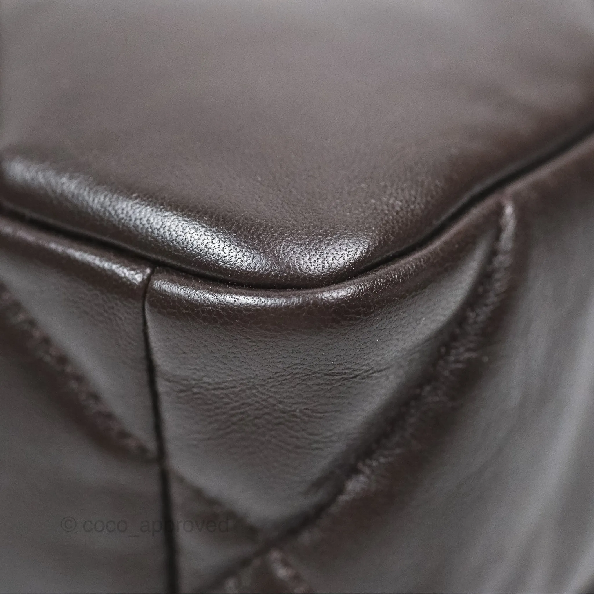 Chanel 19 Small Dark Brown Mixed Hardware