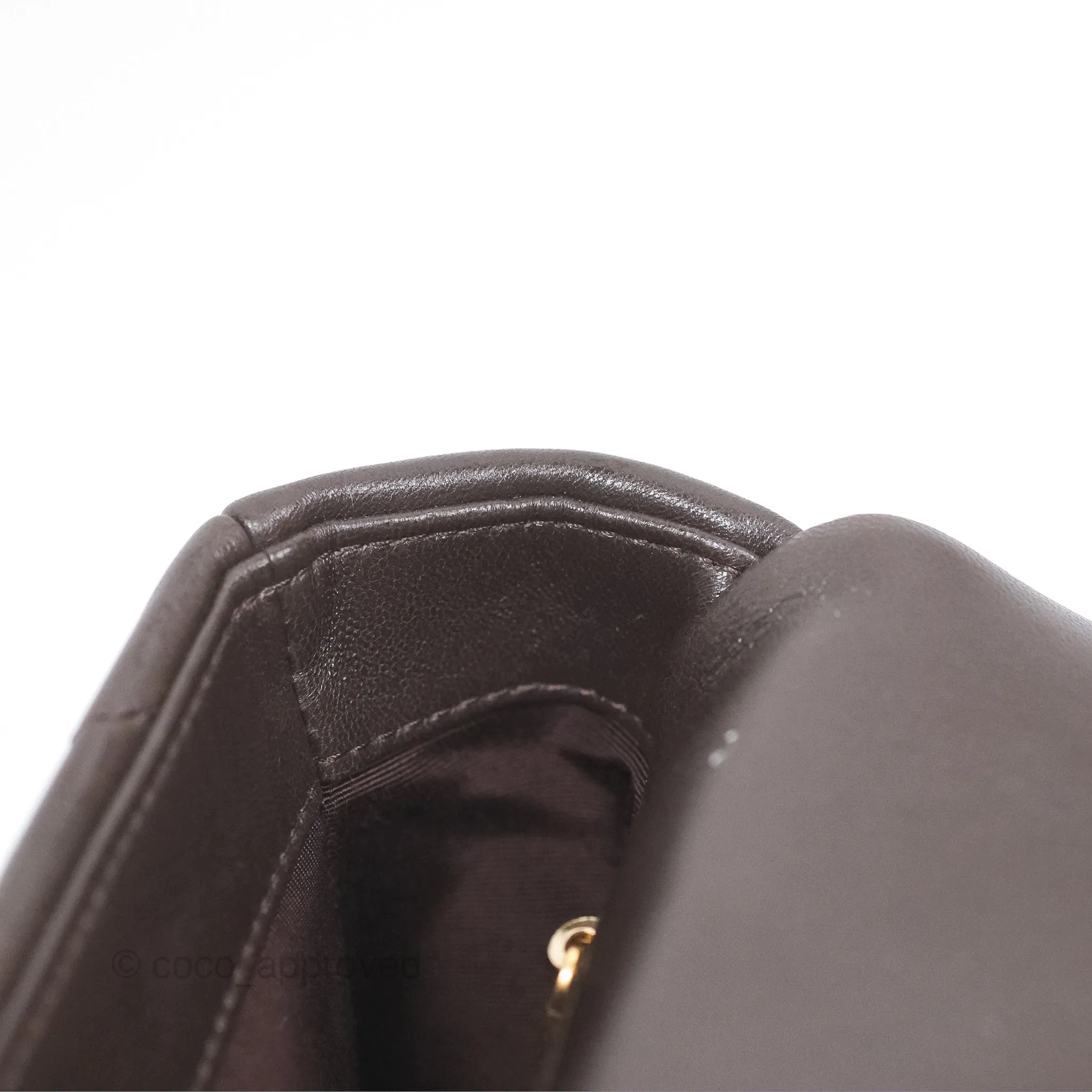 Chanel 19 Small Dark Brown Mixed Hardware