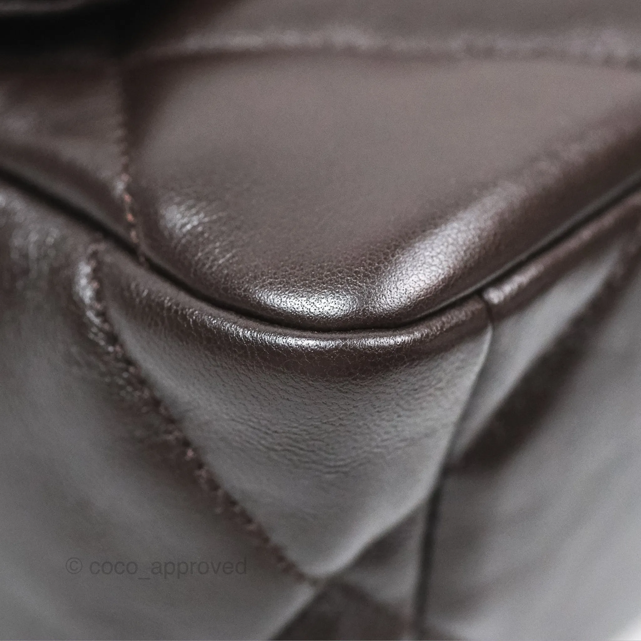 Chanel 19 Small Dark Brown Mixed Hardware