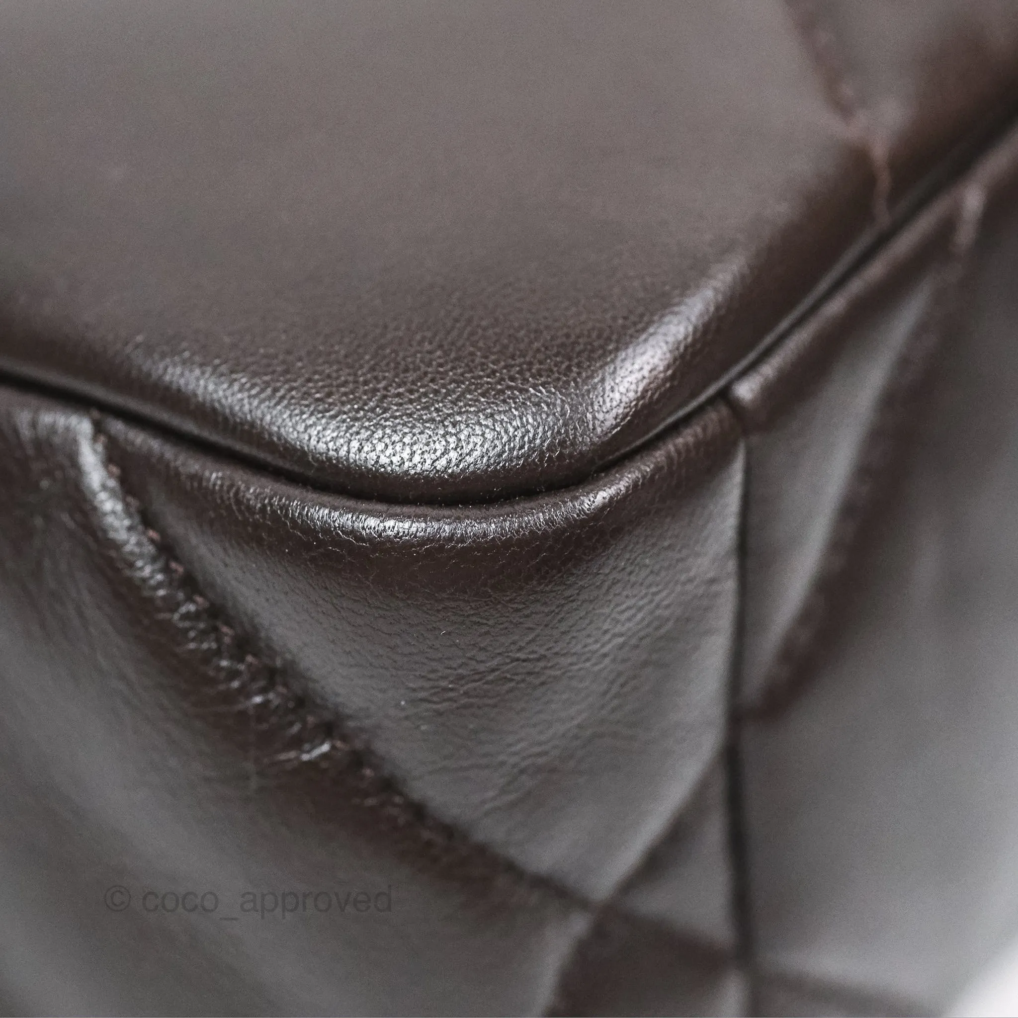 Chanel 19 Small Dark Brown Mixed Hardware