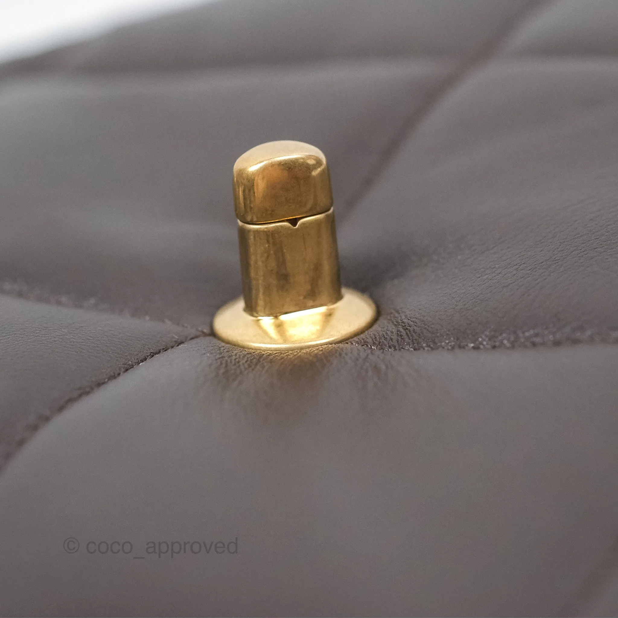 Chanel 19 Small Dark Brown Mixed Hardware