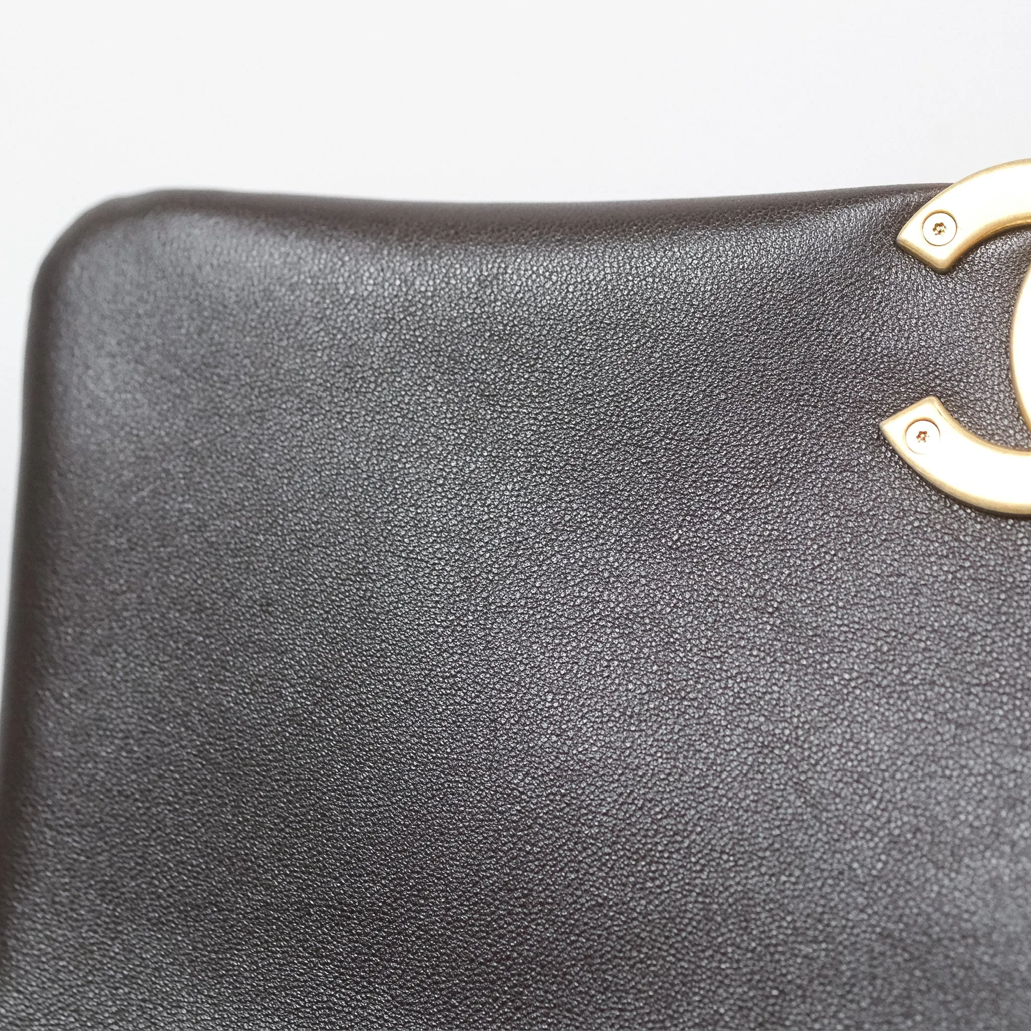 Chanel 19 Small Dark Brown Mixed Hardware