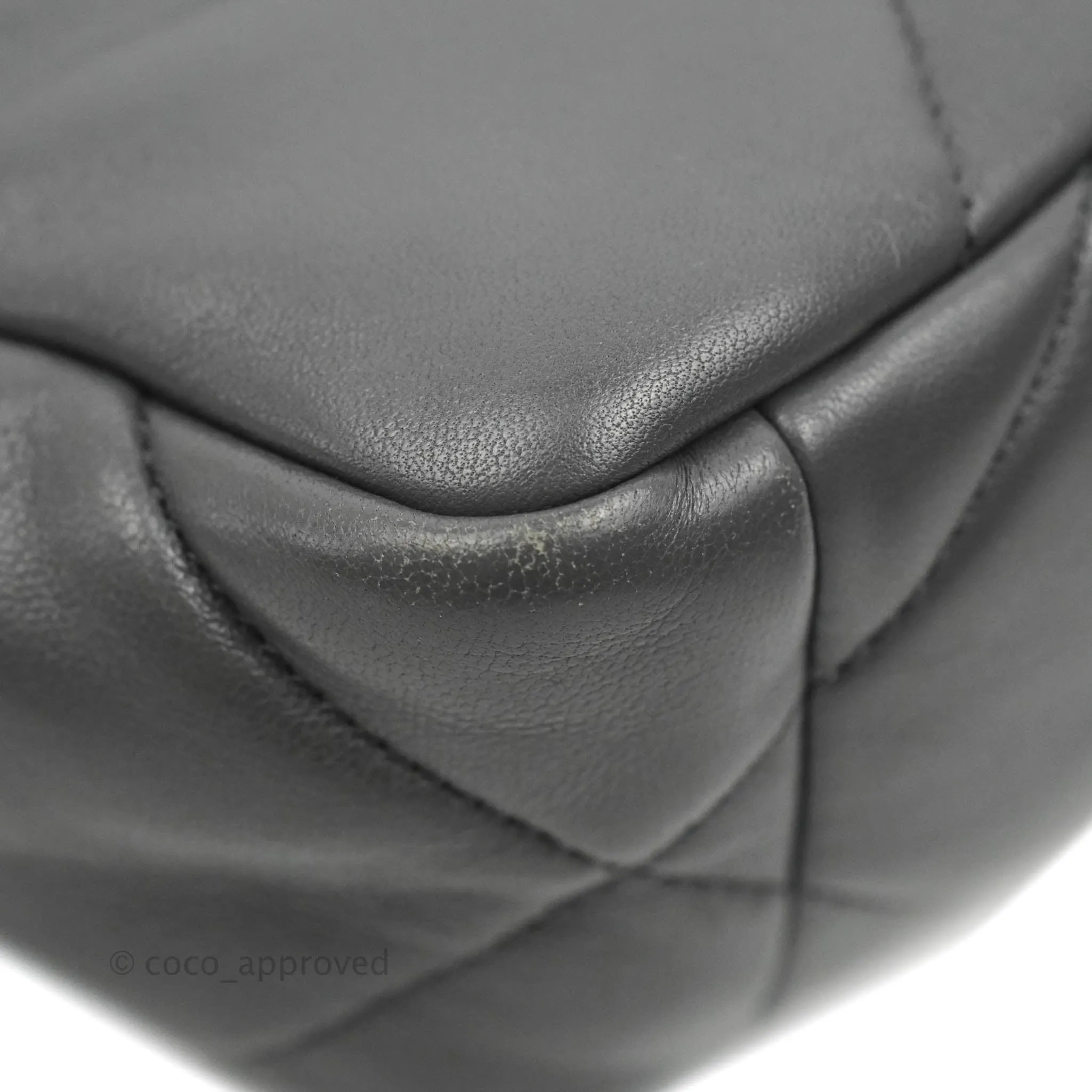Chanel 19 Small Dark Grey Mixed Hardware