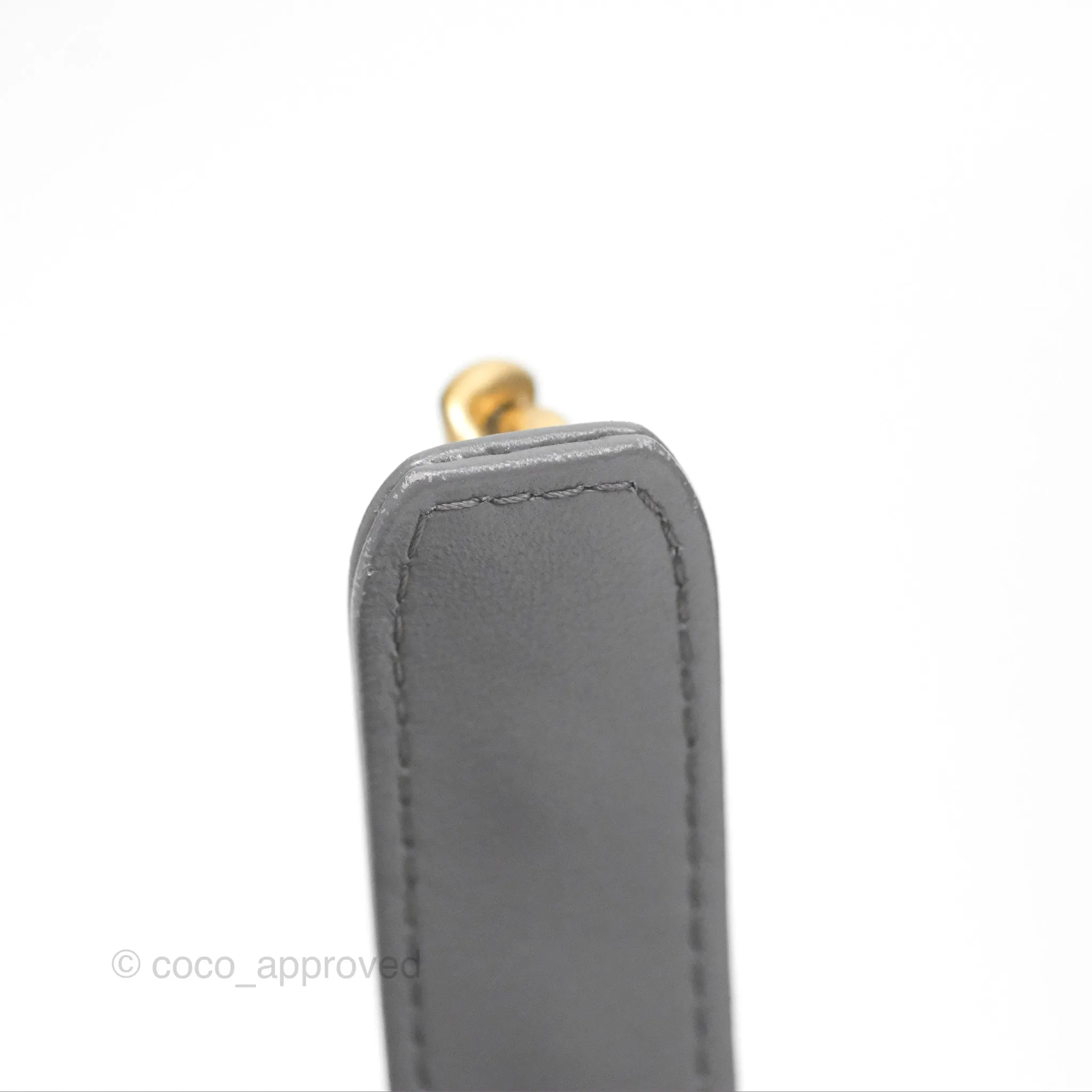 Chanel 19 Small Dark Grey Mixed Hardware
