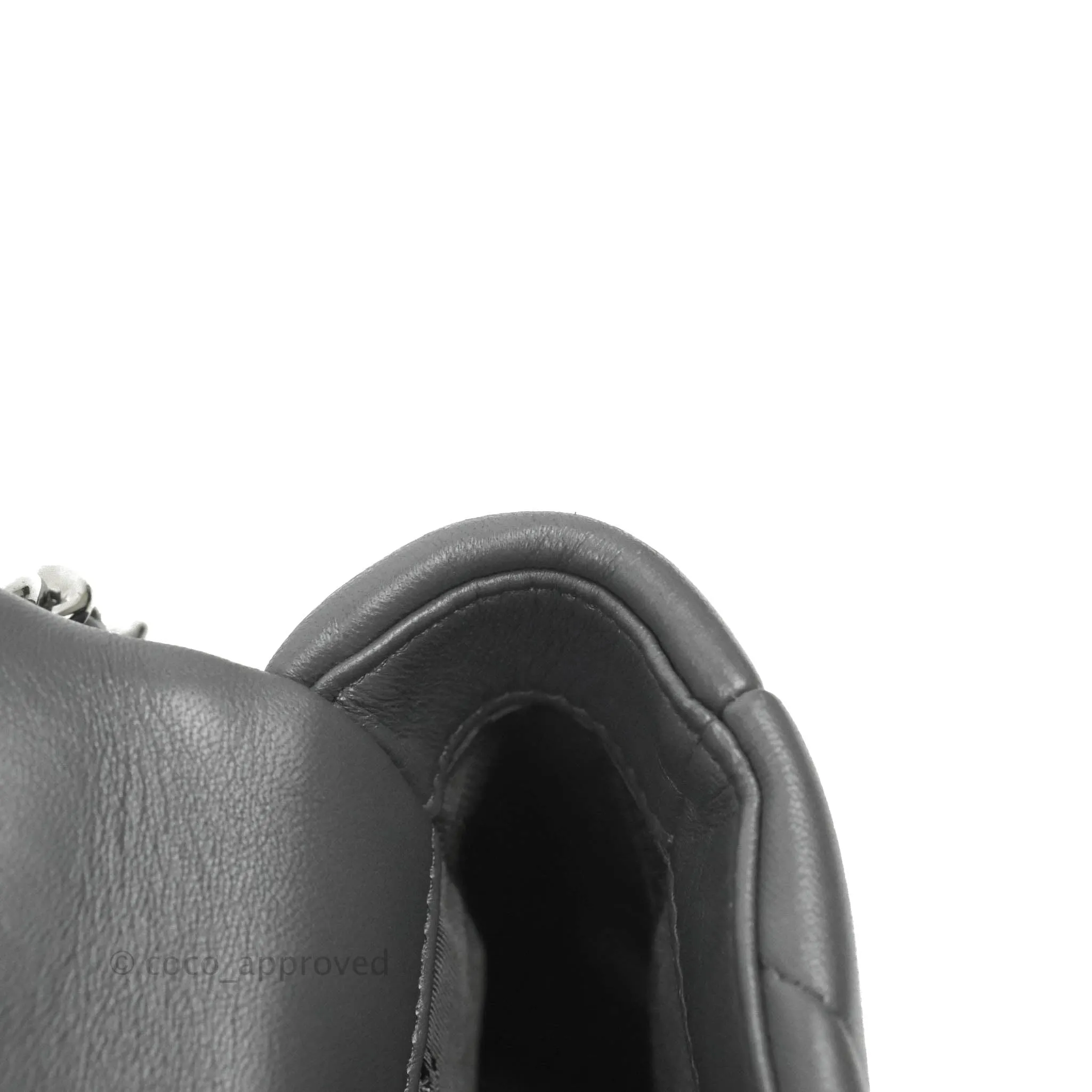 Chanel 19 Small Dark Grey Mixed Hardware