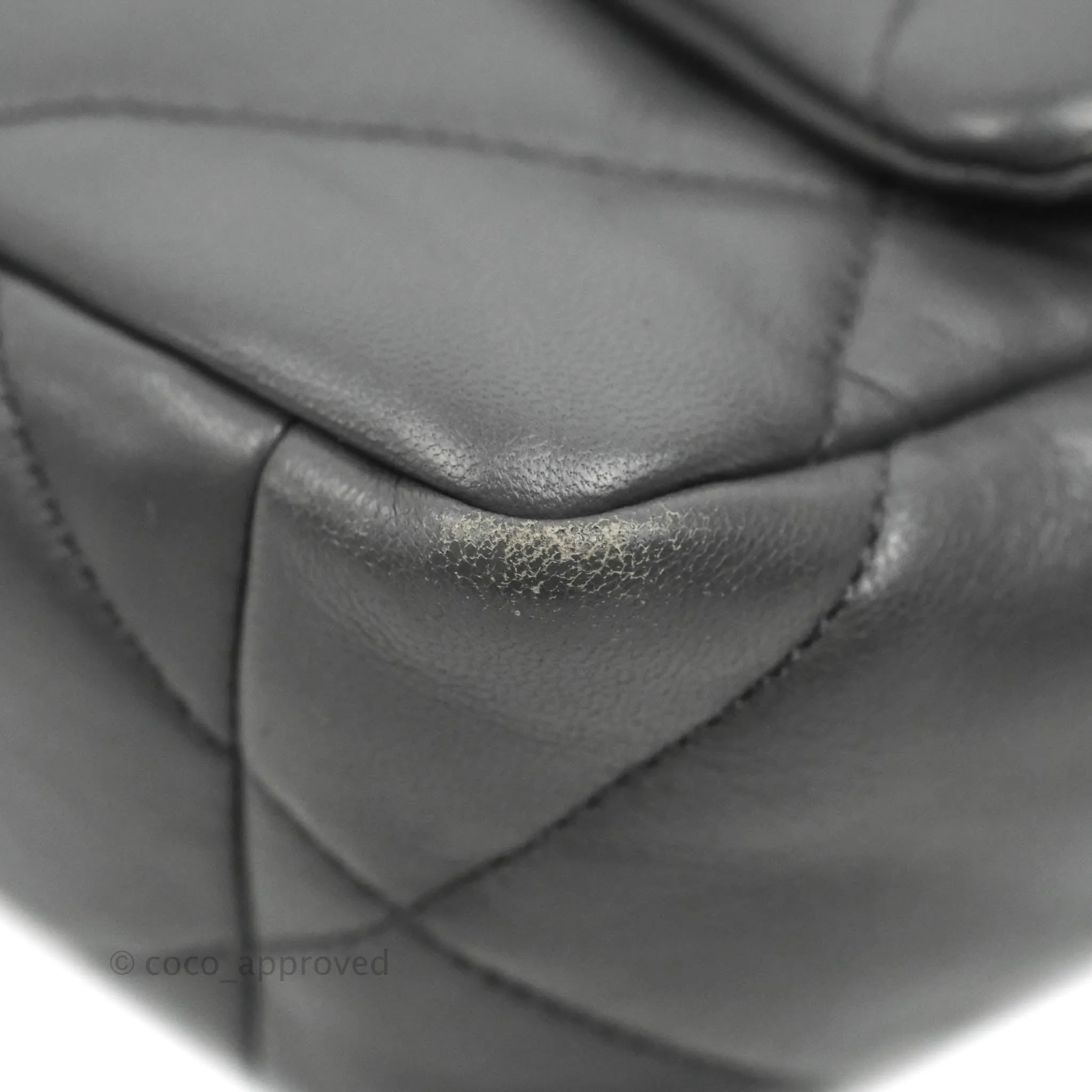 Chanel 19 Small Dark Grey Mixed Hardware