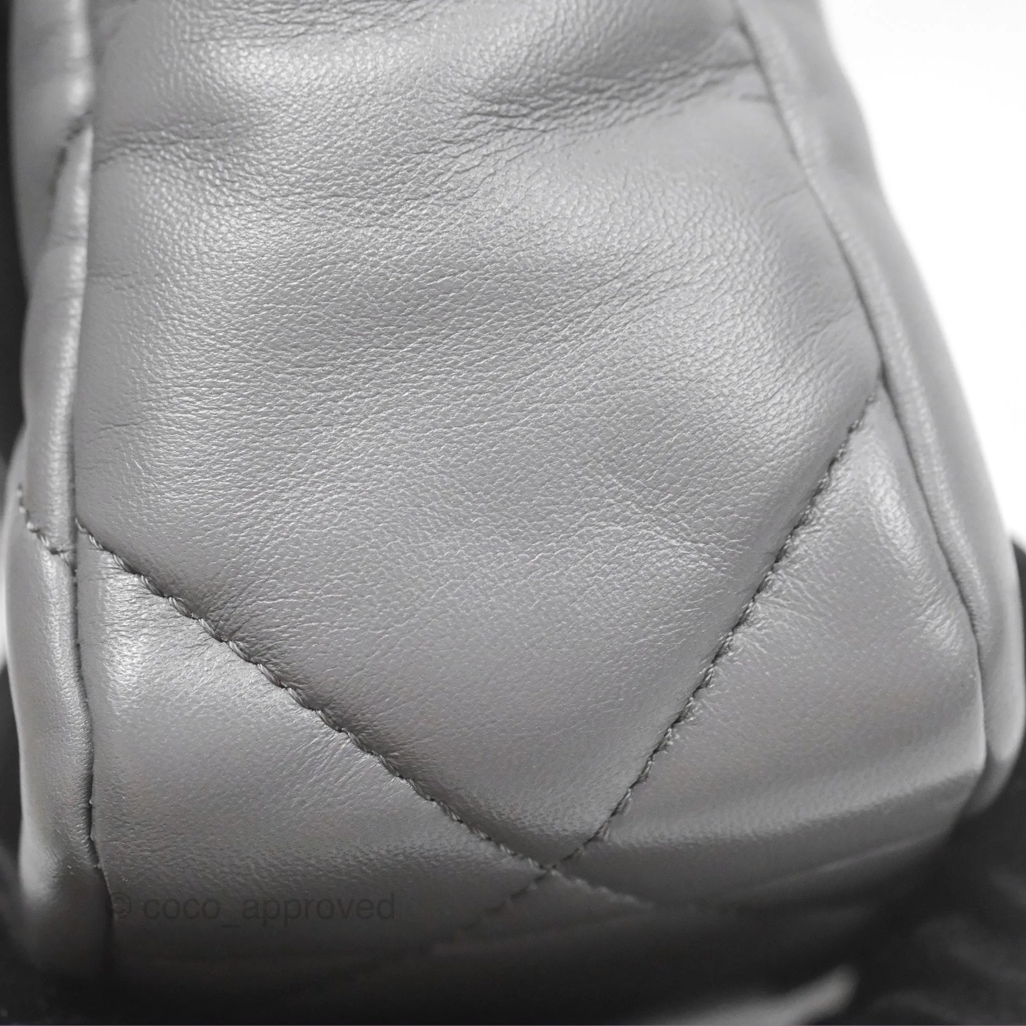 Chanel 19 Small Dark Grey Mixed Hardware
