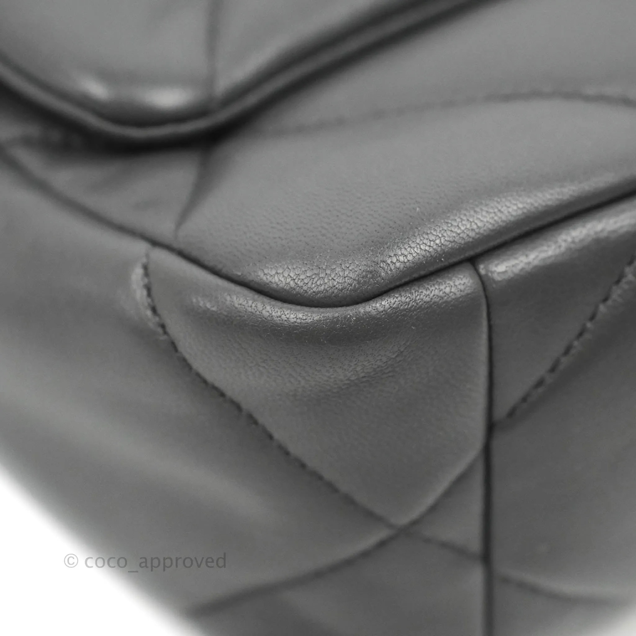 Chanel 19 Small Dark Grey Mixed Hardware