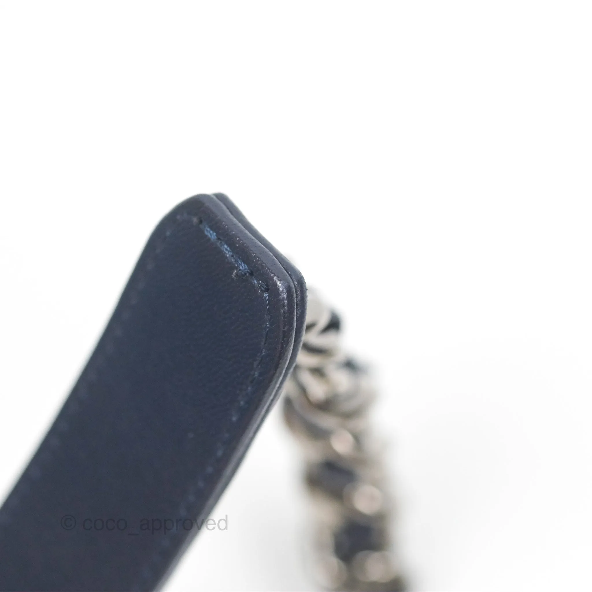 Chanel 19 Small Dark Navy Mixed Hardware