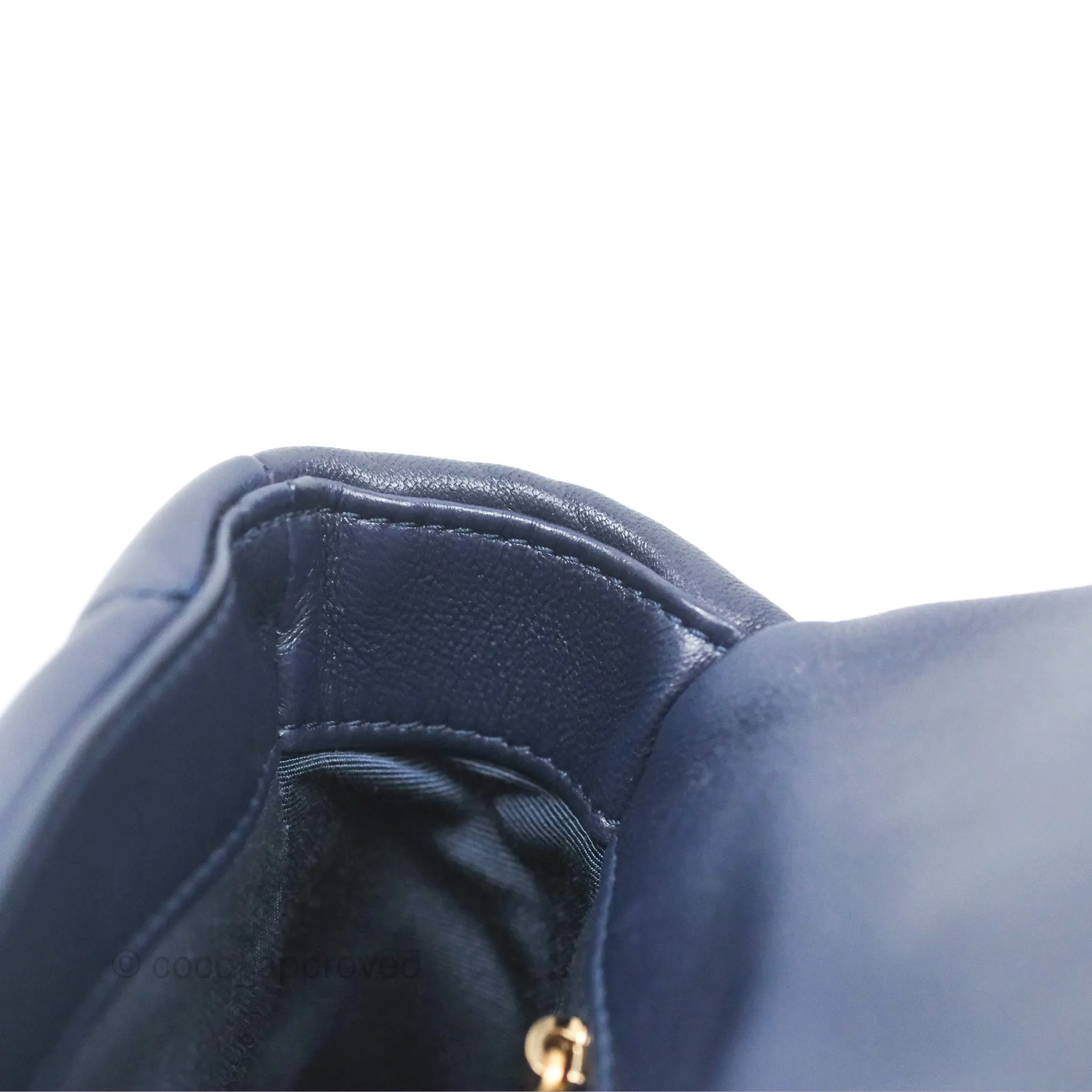 Chanel 19 Small Dark Navy Mixed Hardware