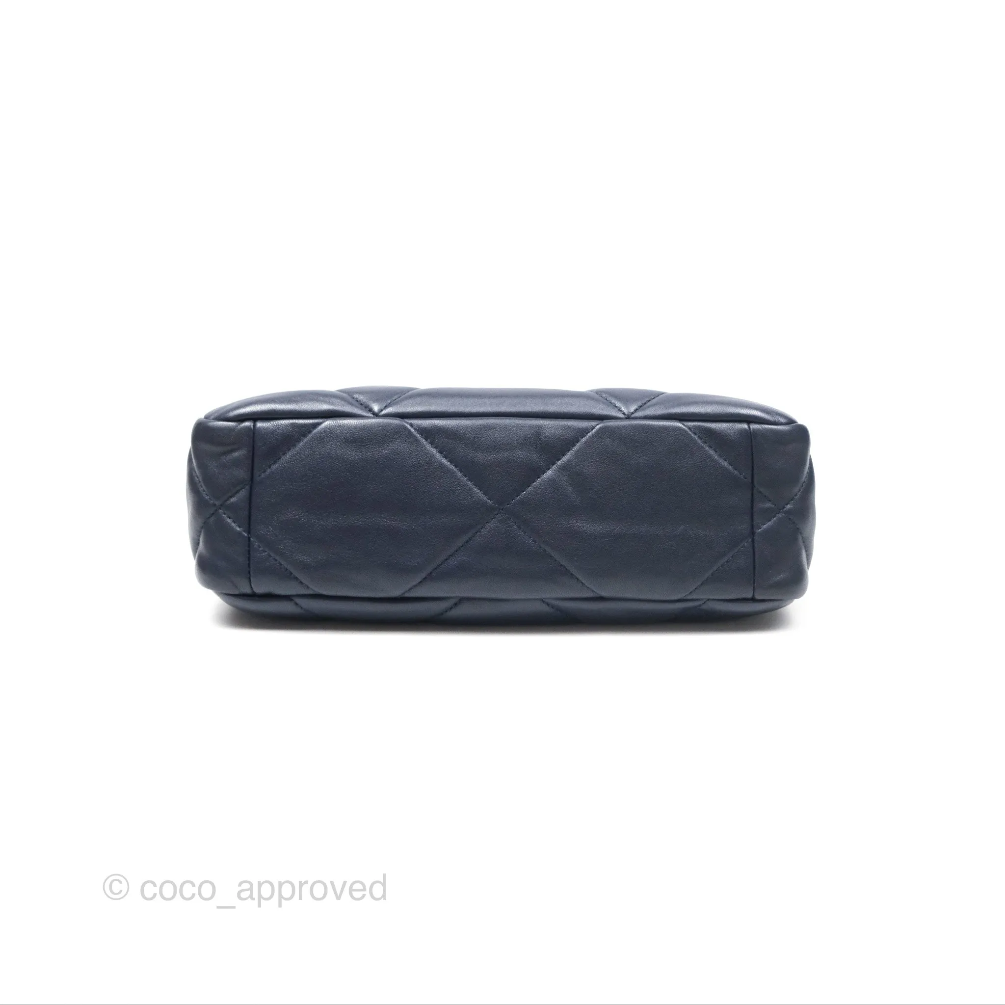 Chanel 19 Small Dark Navy Mixed Hardware