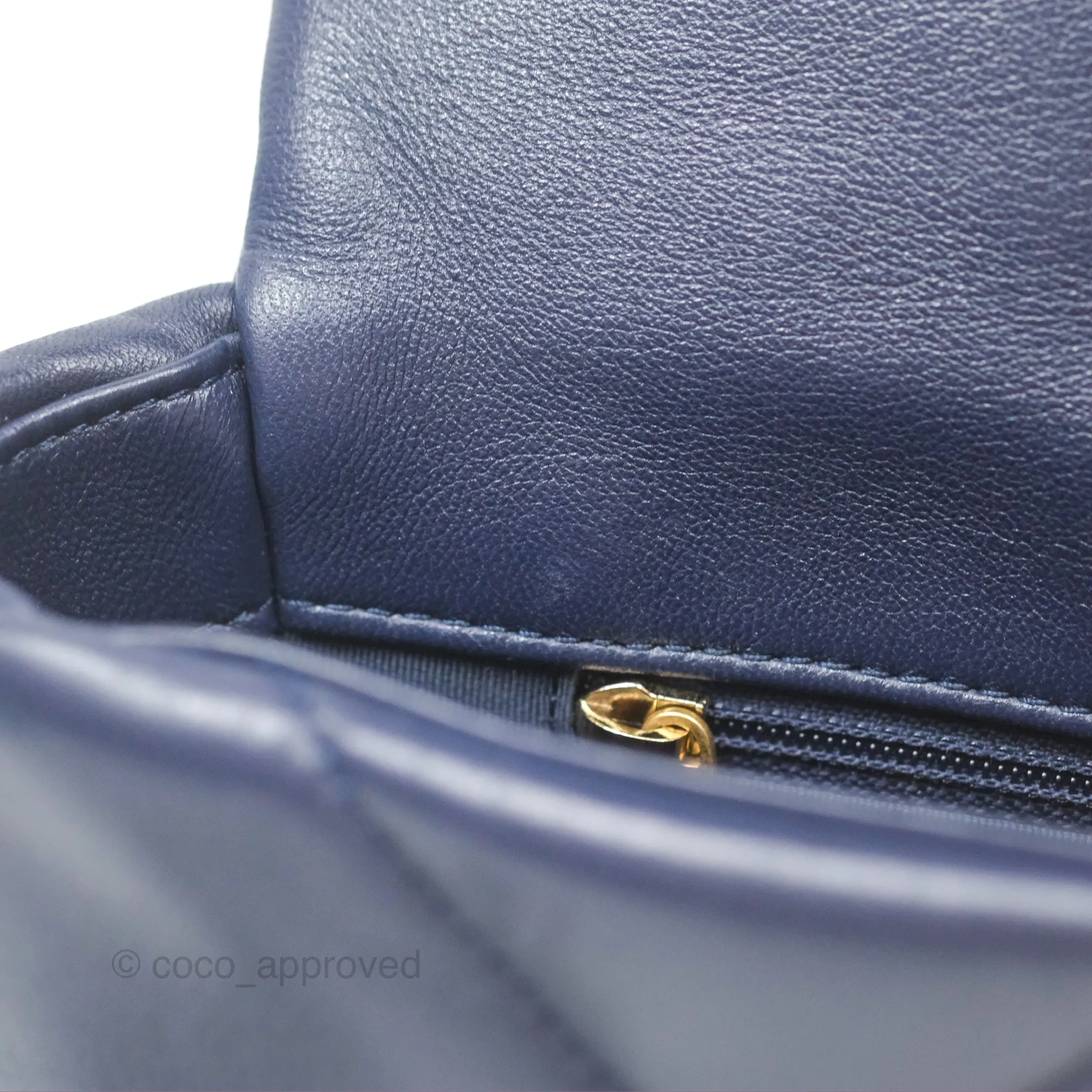 Chanel 19 Small Dark Navy Mixed Hardware