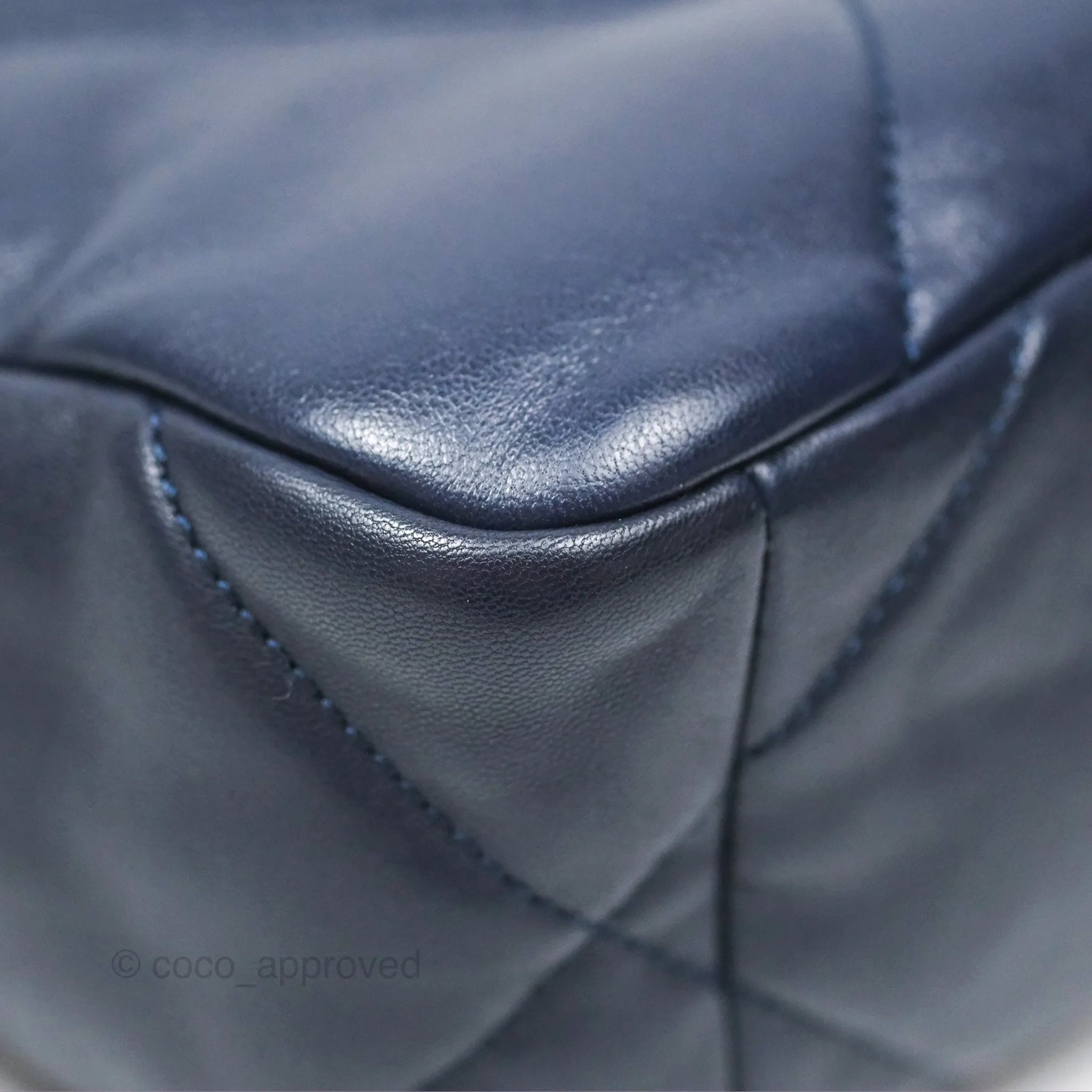 Chanel 19 Small Dark Navy Mixed Hardware