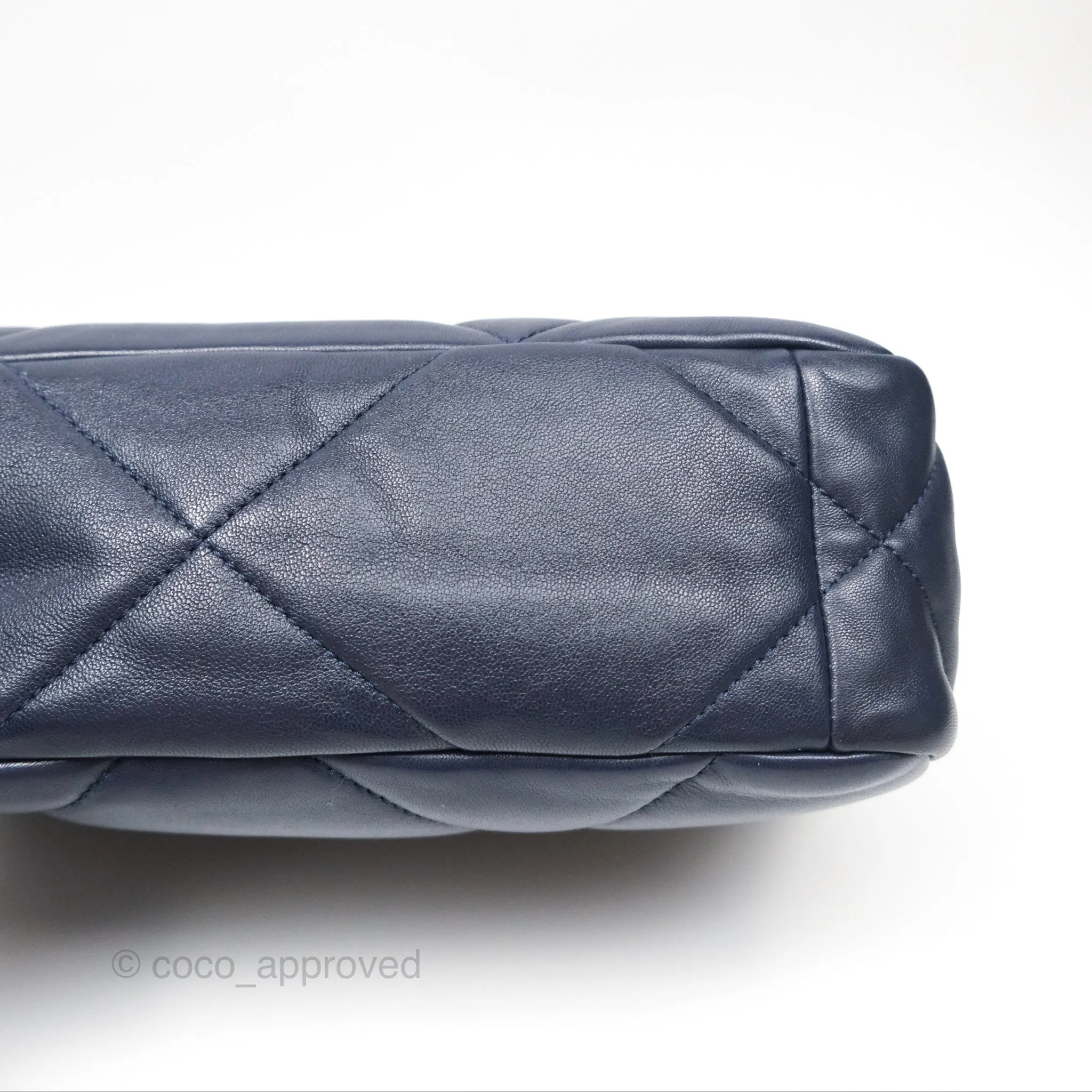 Chanel 19 Small Dark Navy Mixed Hardware